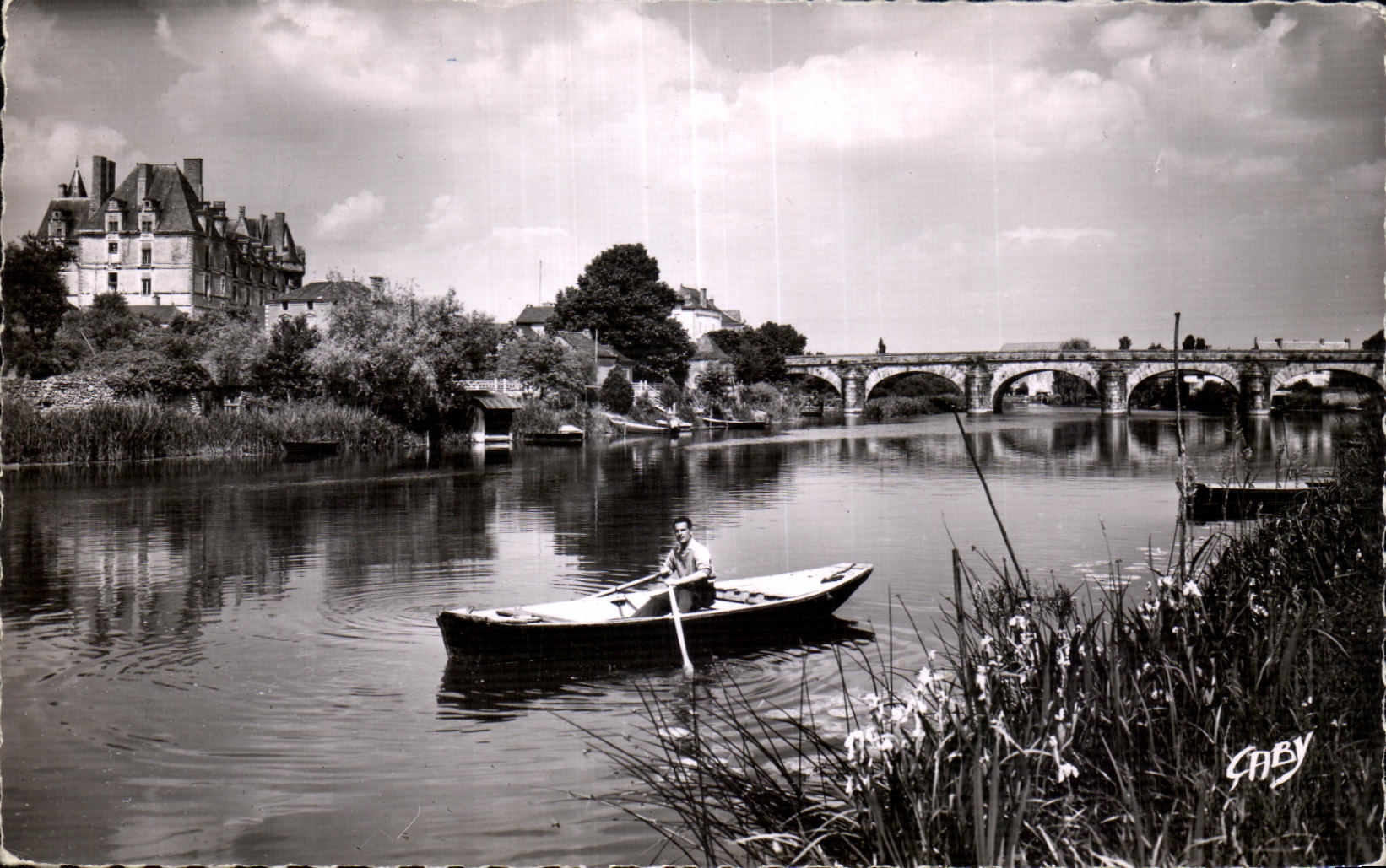 CPSM Durtal M and the Dormouse the Bridge and the Castle