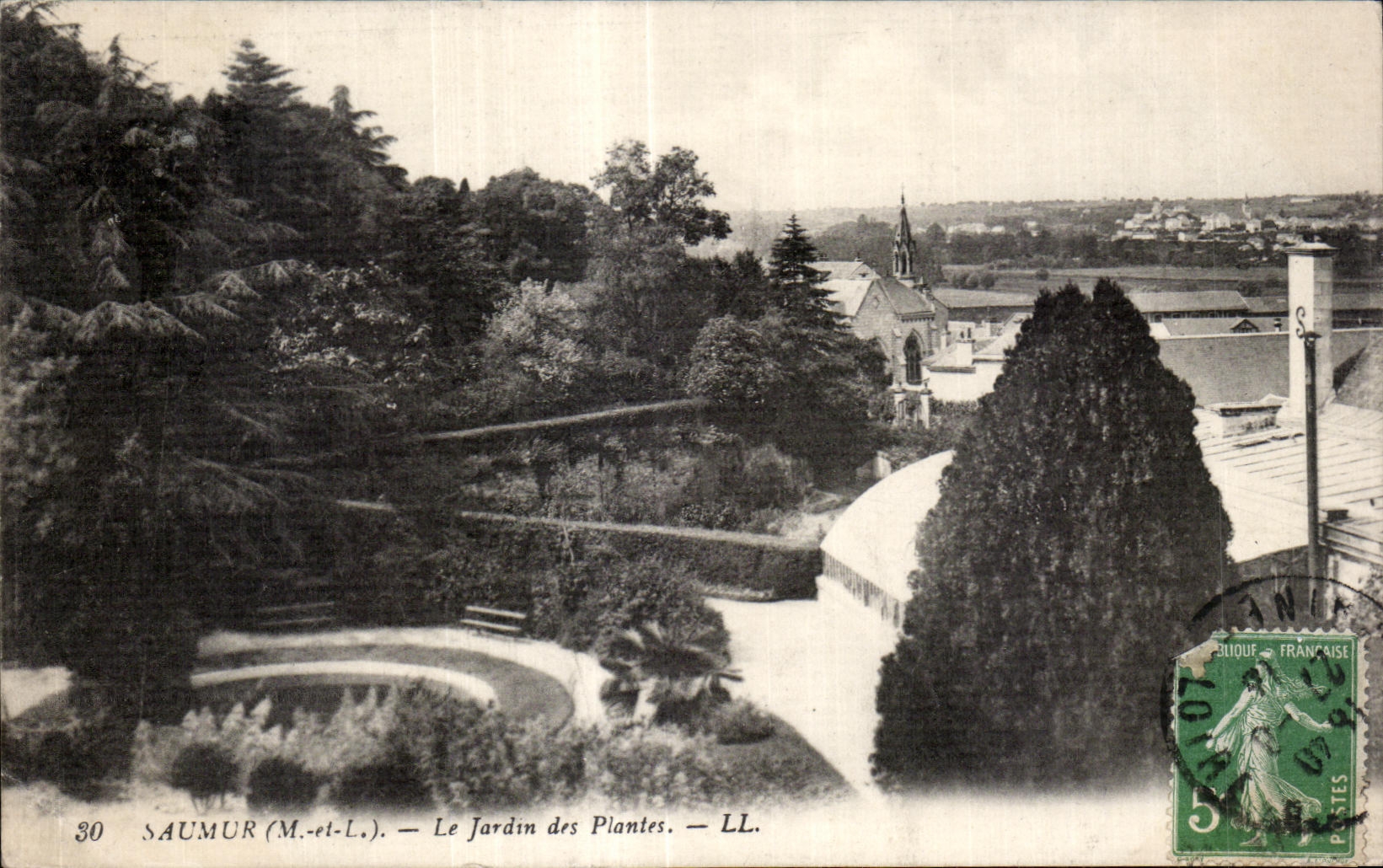CPA Saumur Le Jardin des Plantes