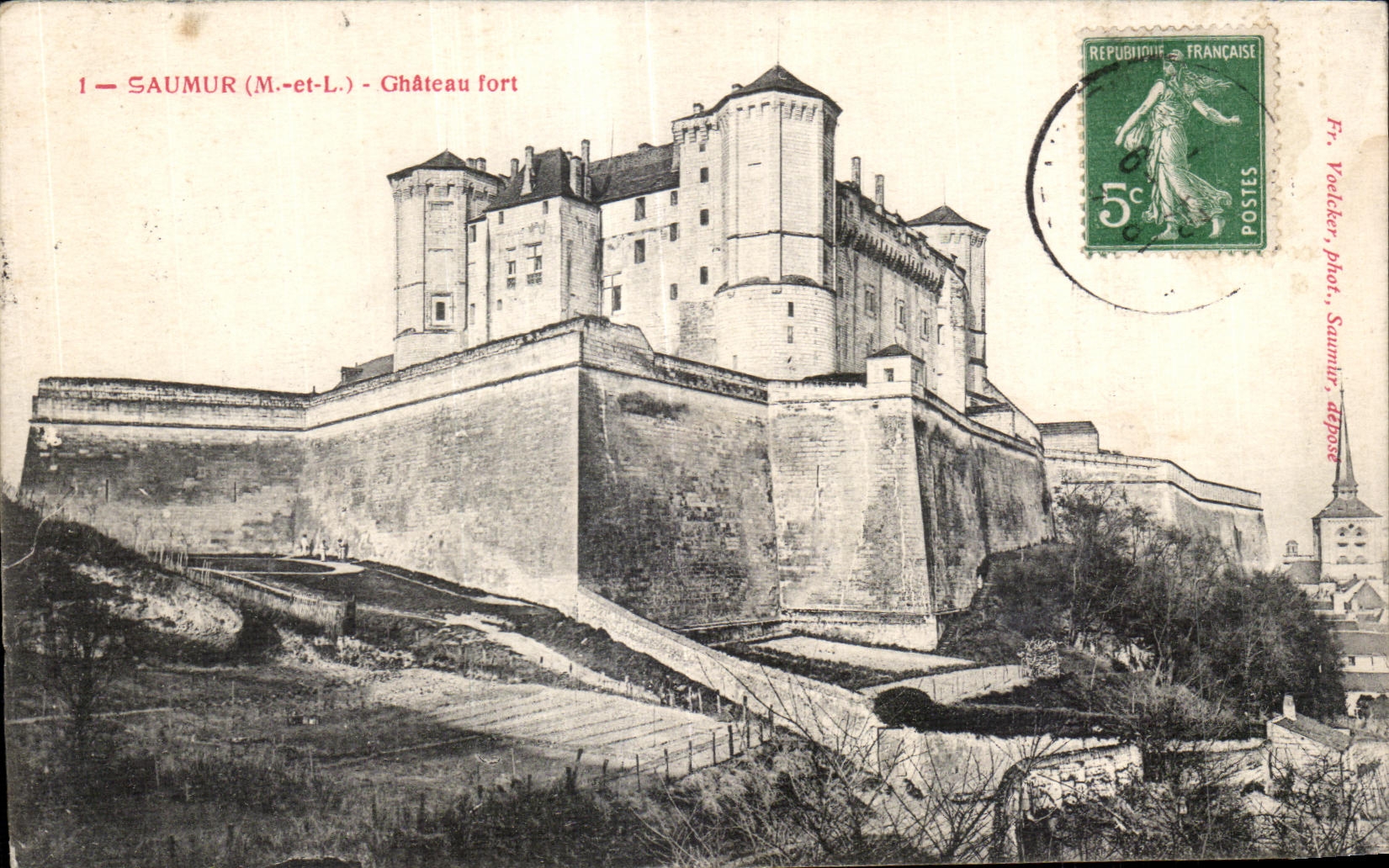 CPA Saumur Chateau fort