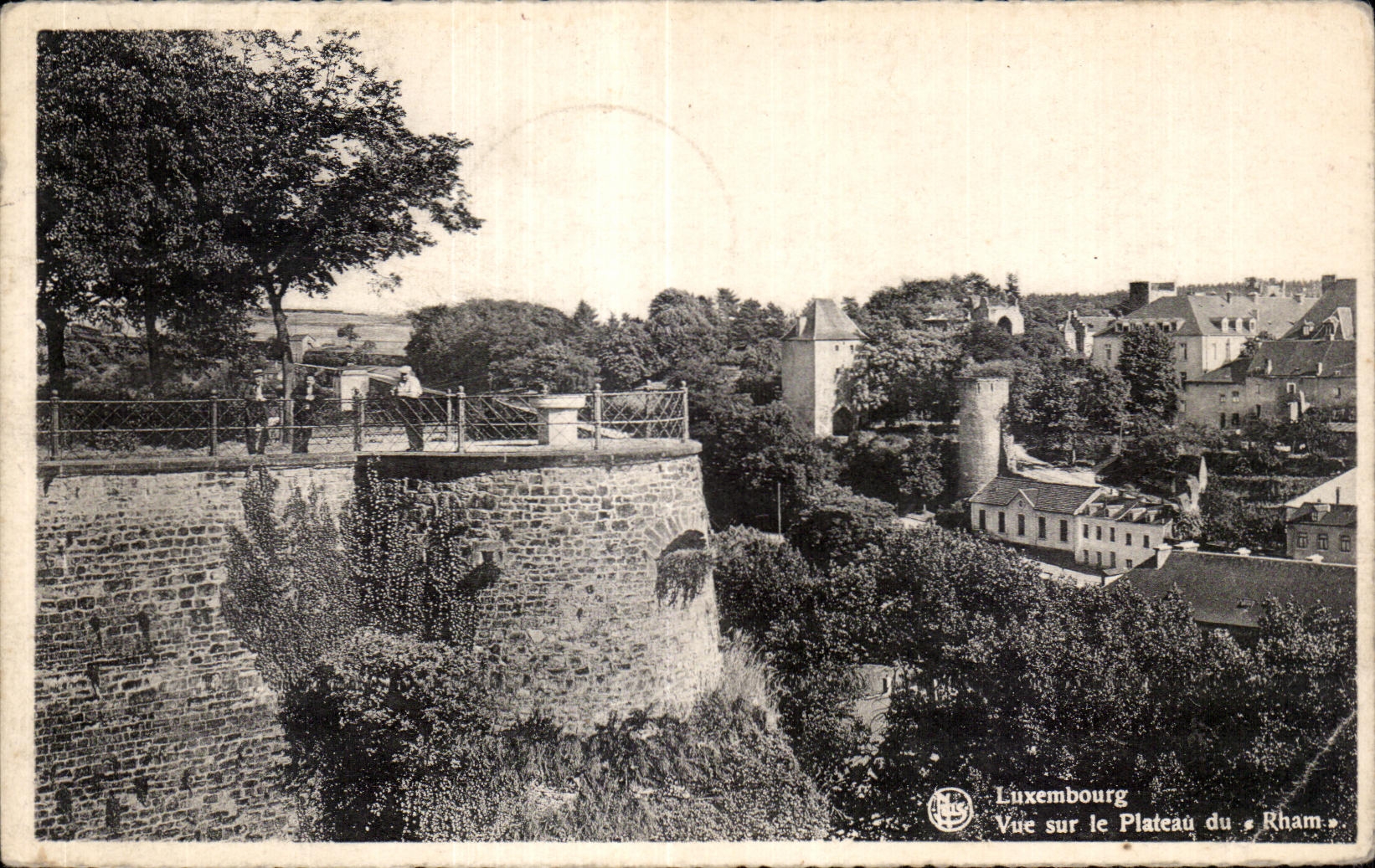 CPA Luxembourg Seen on the Plate of Rham