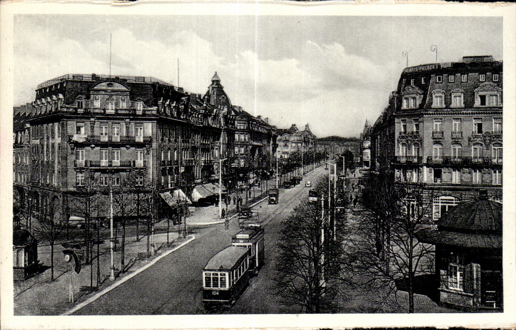 CPA Luxemborg Places from Paris