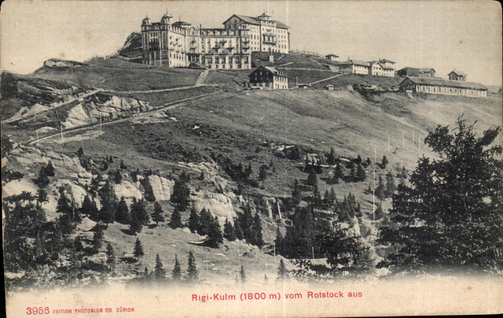CPA Suisse Rigi Kulm vom Rotstock aus