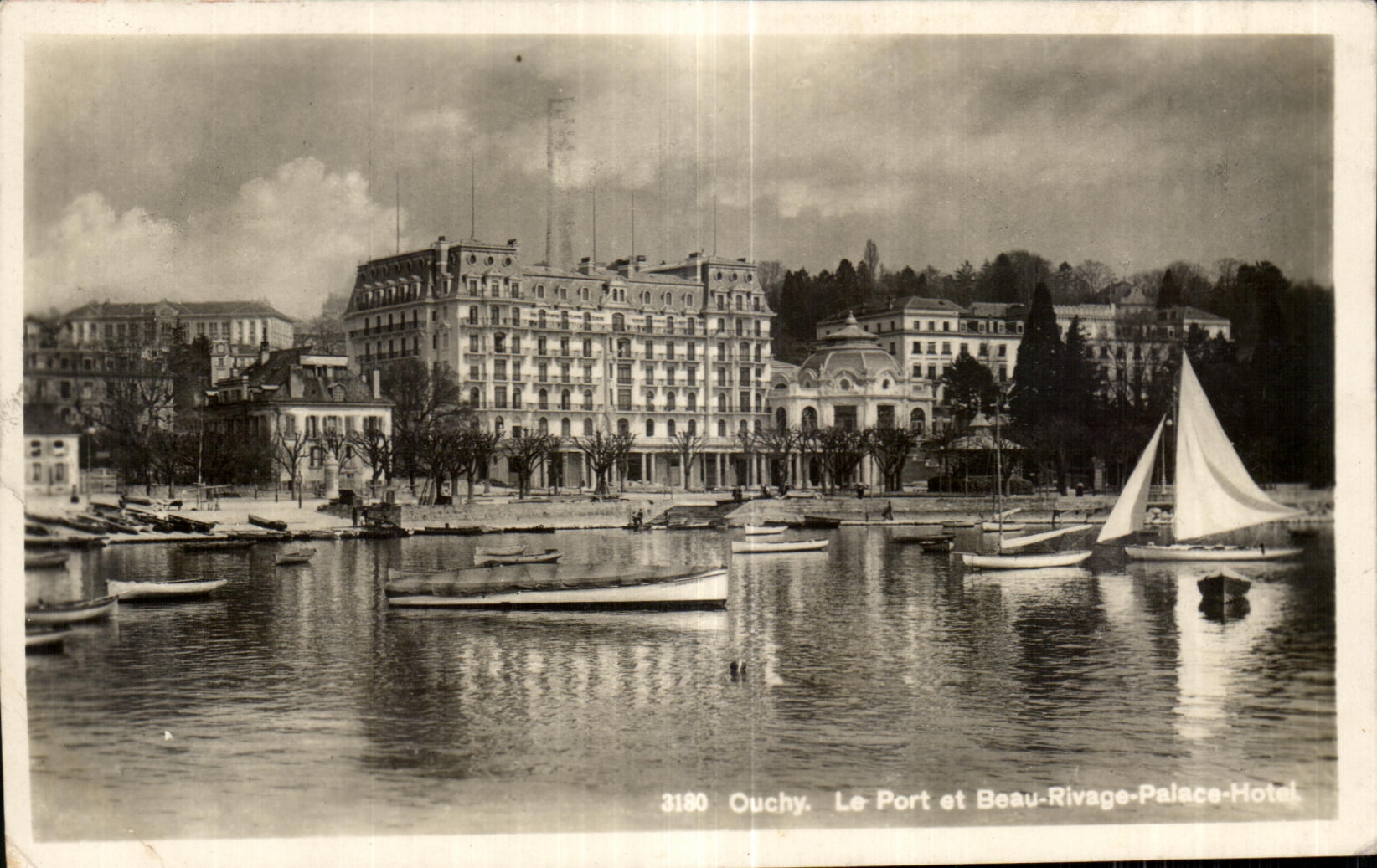 CPA Suisse Ouchy Le Port et Beau Rivage Palace Hotel