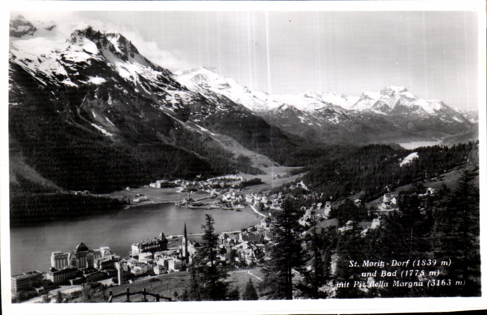 CPSM St Moritz Dorf und Bad