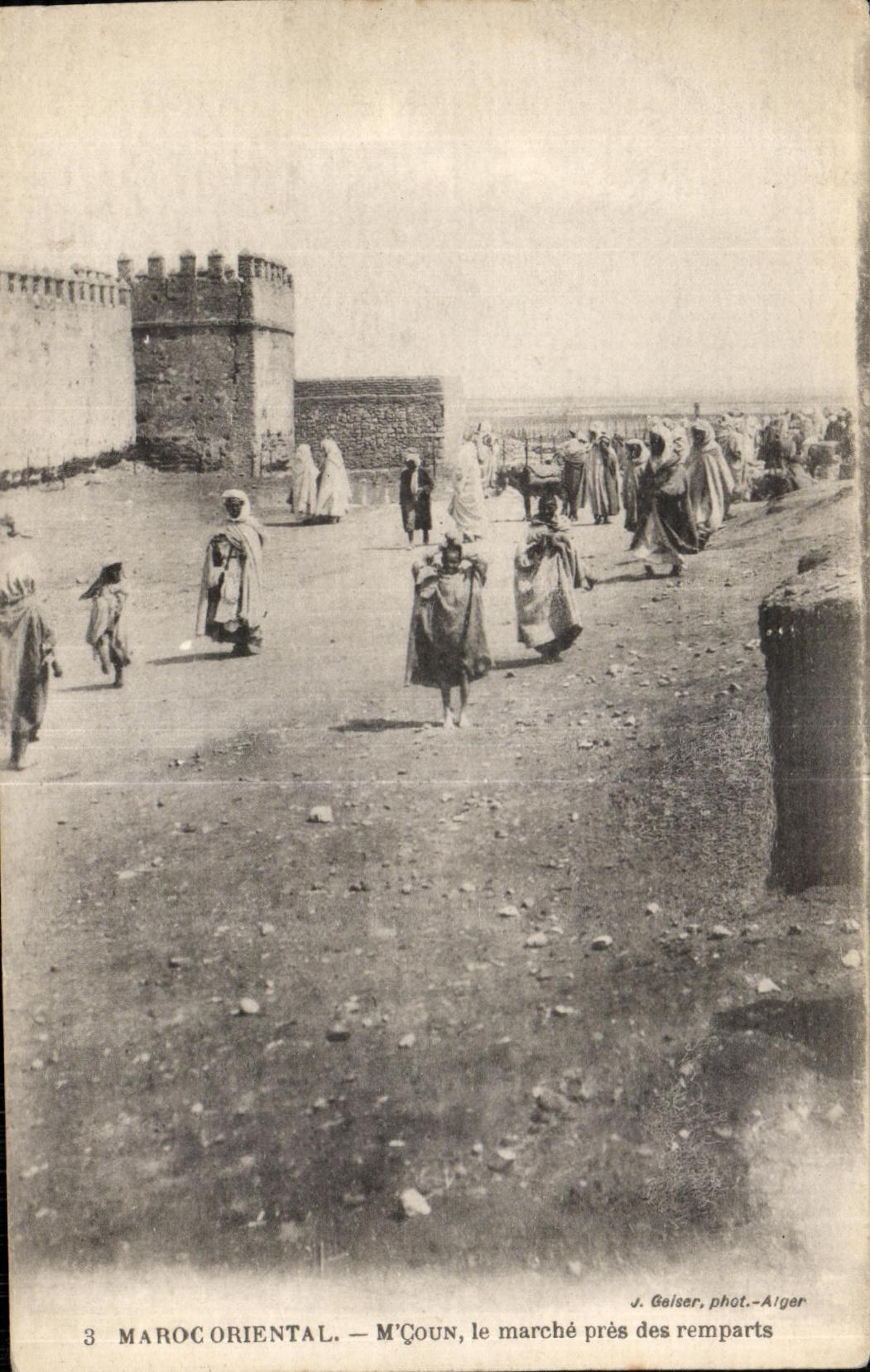 CPA Eastern Morocco Mr Coun Market close to the walls