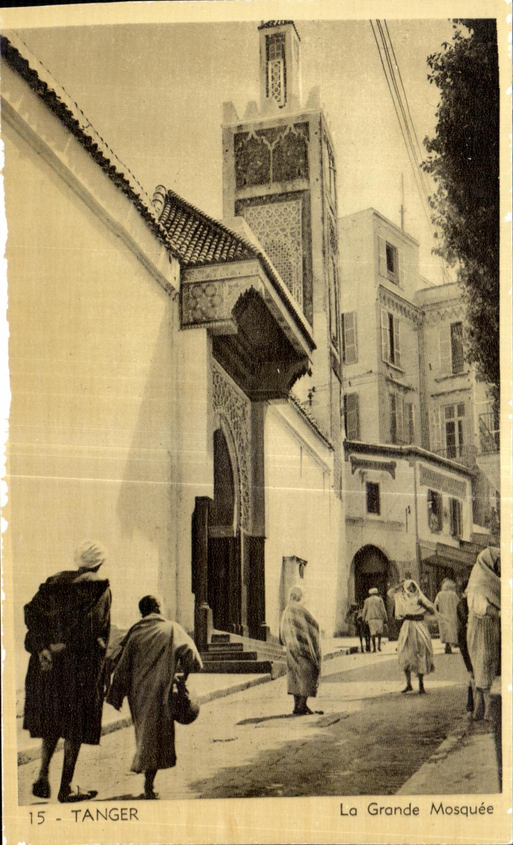 CPA Maroc Tanger La Grande Mosquee