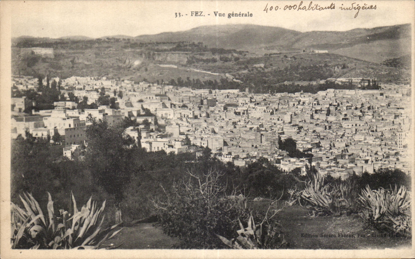 CPA Maroc Fez Vue generale