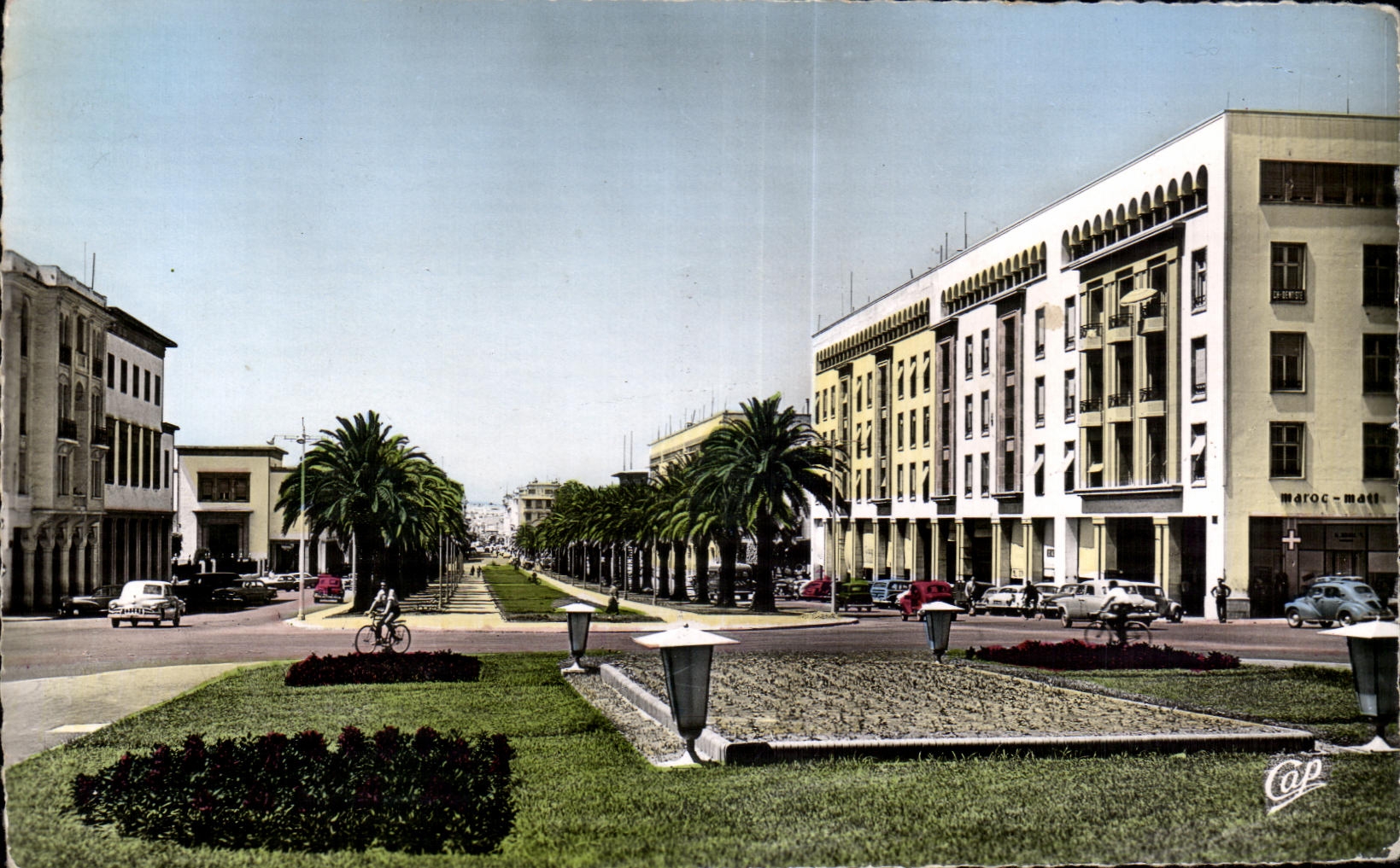 CPA Maroc Rabat L Avenue Mebammed