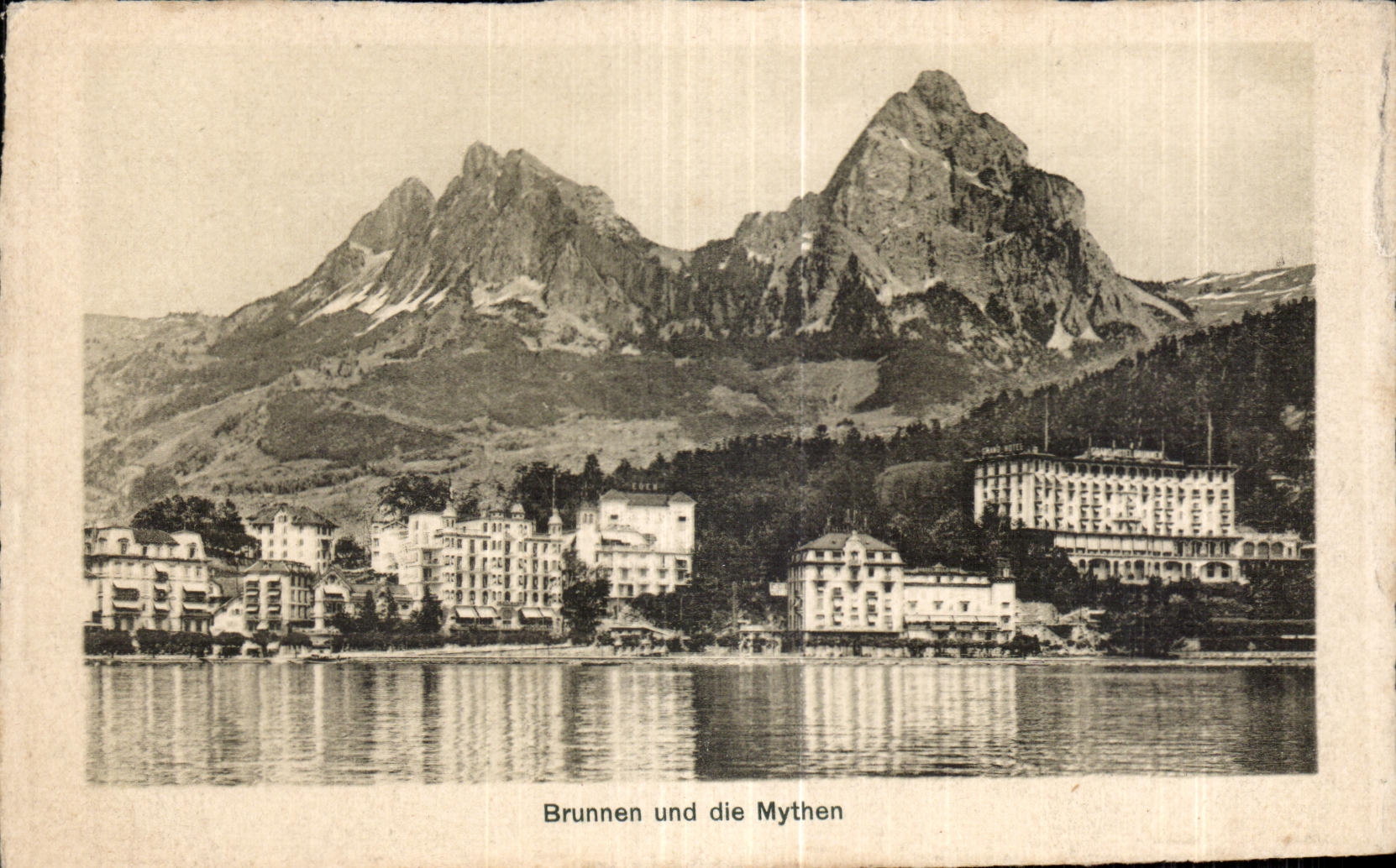 Suisse Brunnen und die Mythen