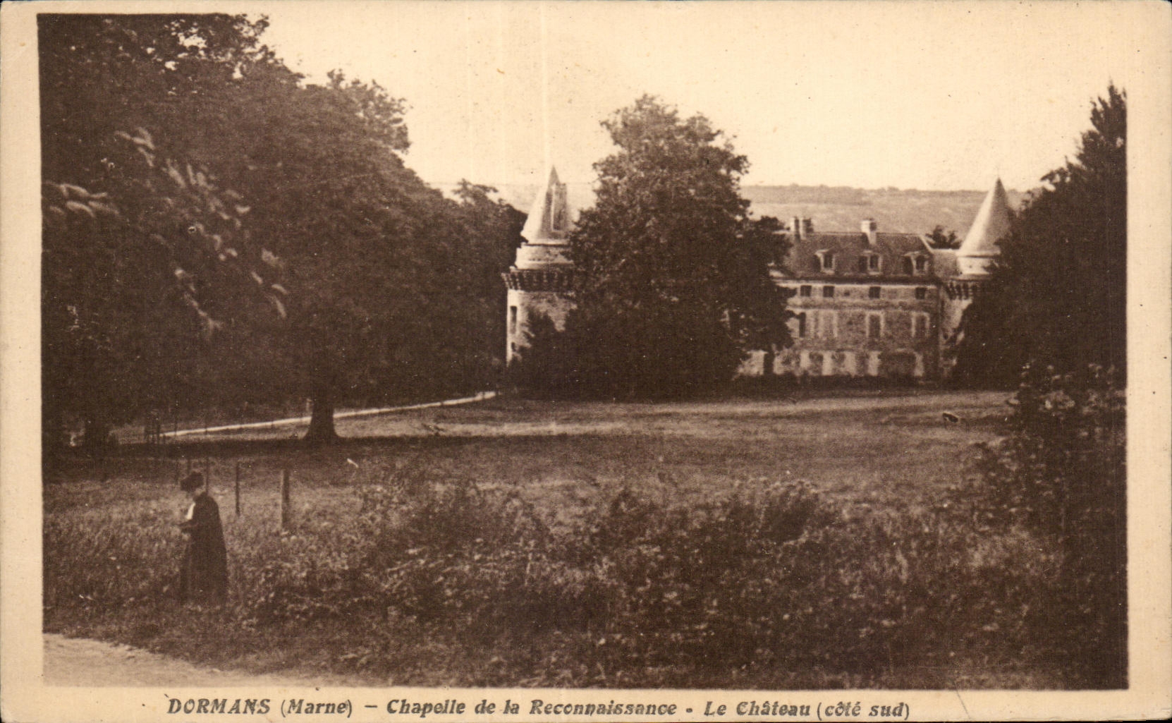 CPA Dormans (the Marne) Castle of the Recognition the Castle