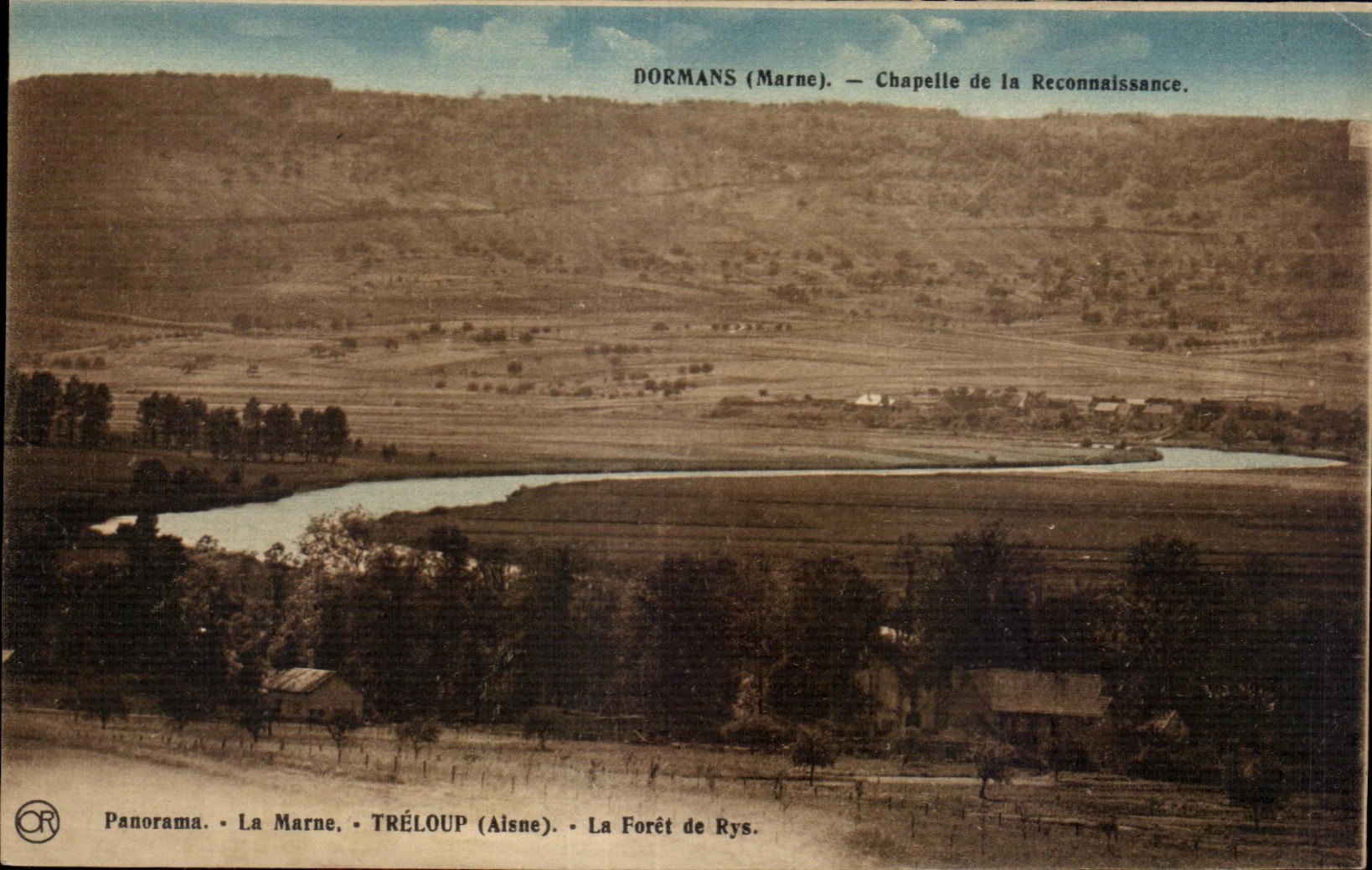 CPA Treloup the forest of Rys