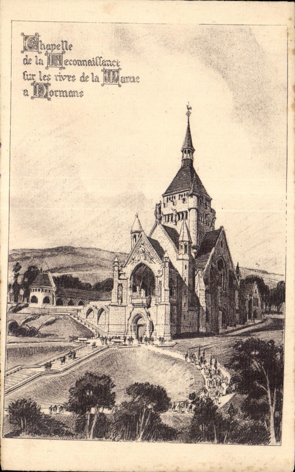 CPA Chapelle of the Recognition on banks of Mance has Dormans