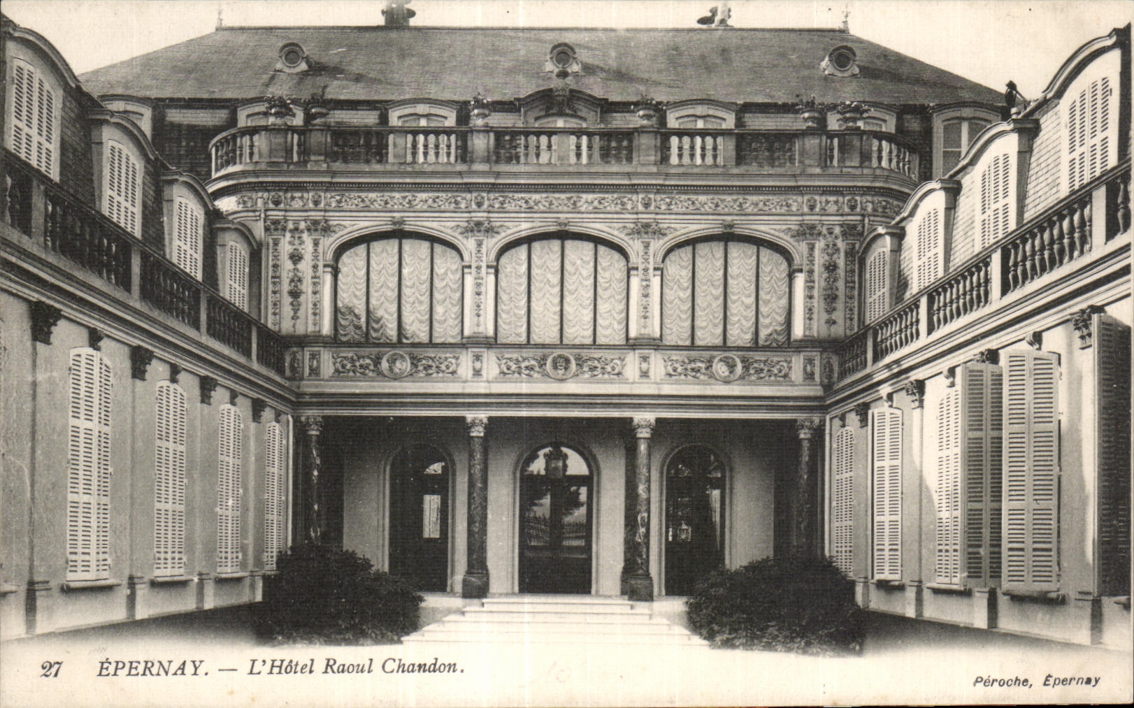 CPA Epernay Hotel Raoul Chandon