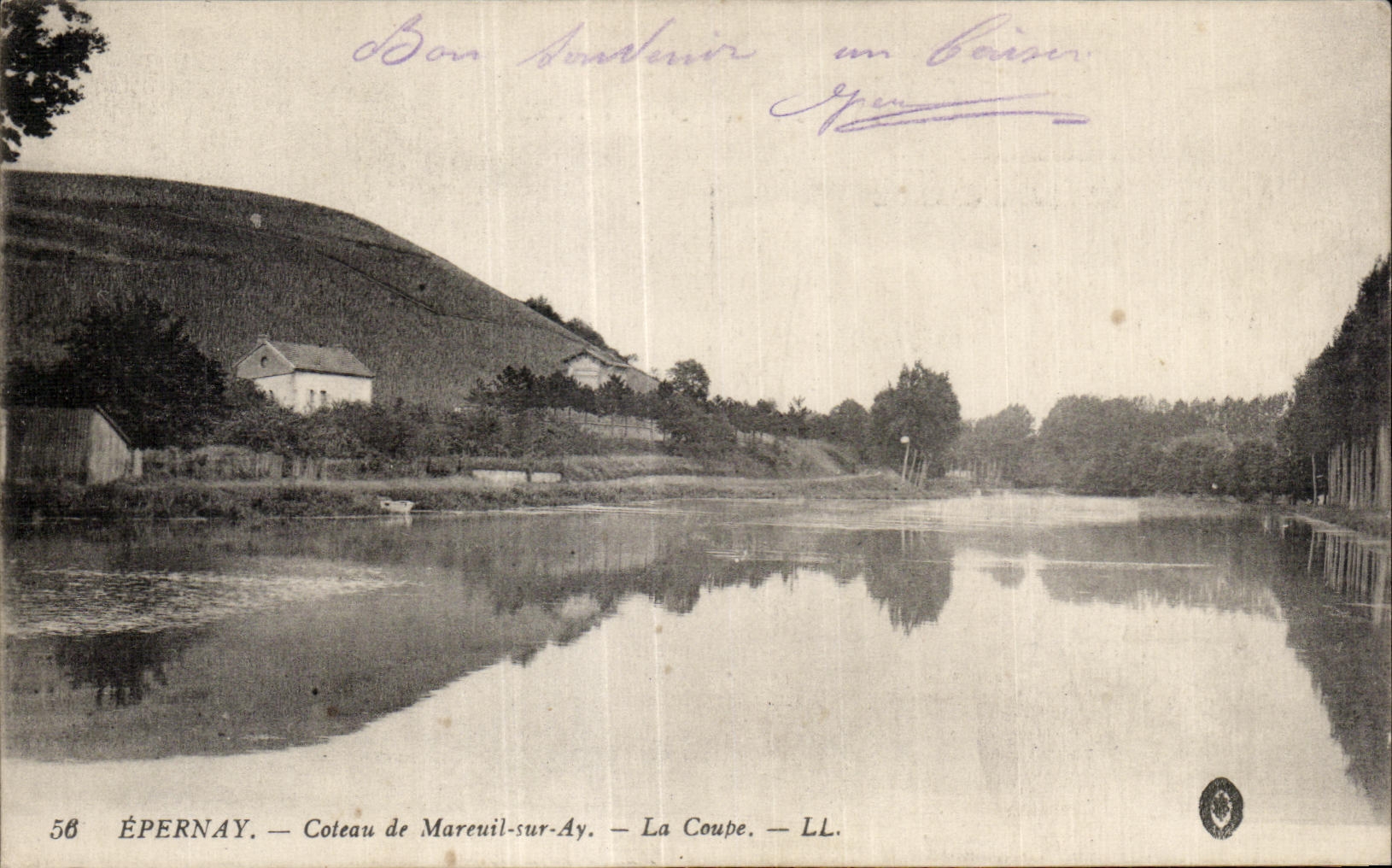 CPA Epernay Slope of mareuil on Ay Cut