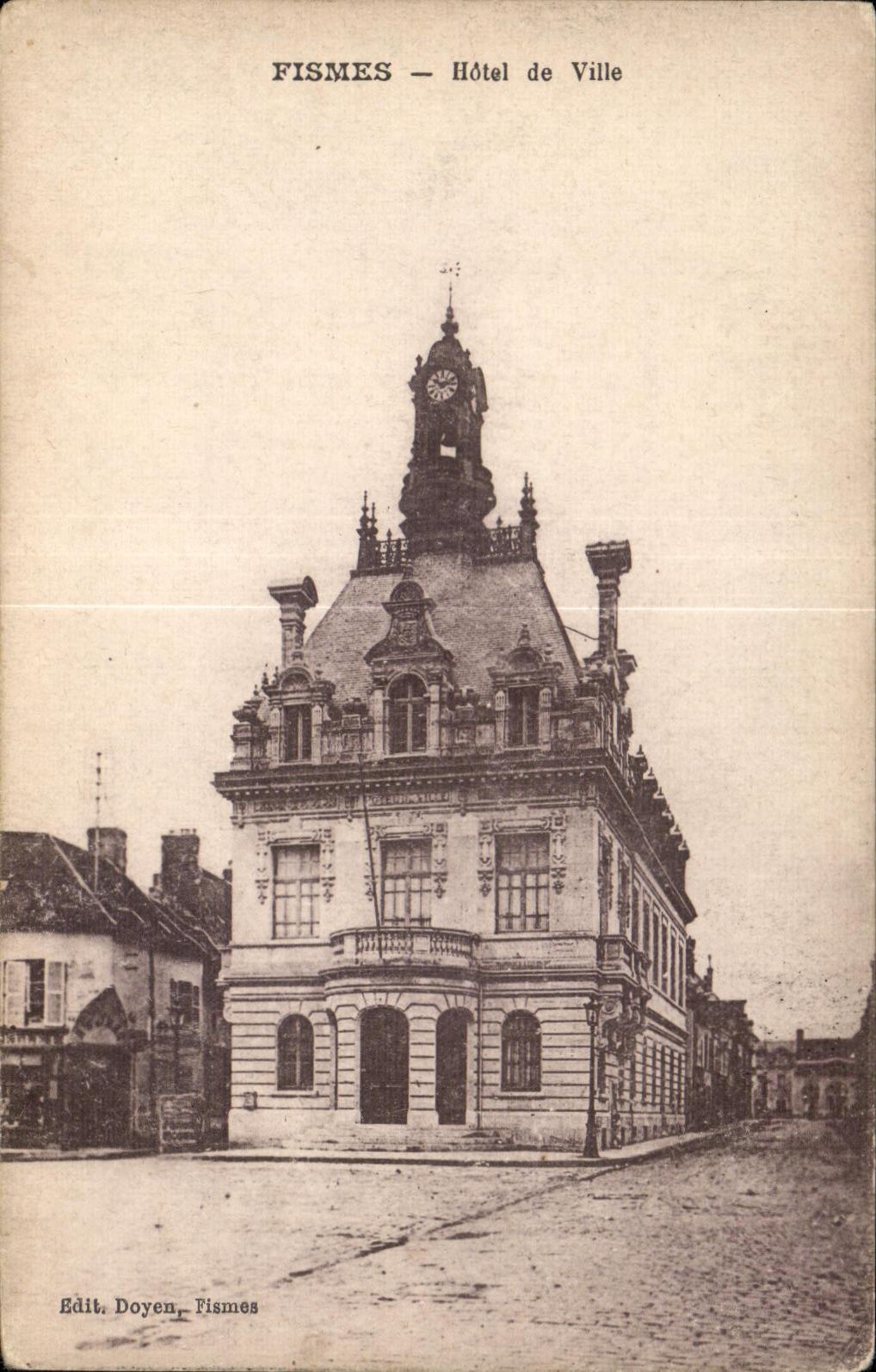 CPA Fismes Town hall