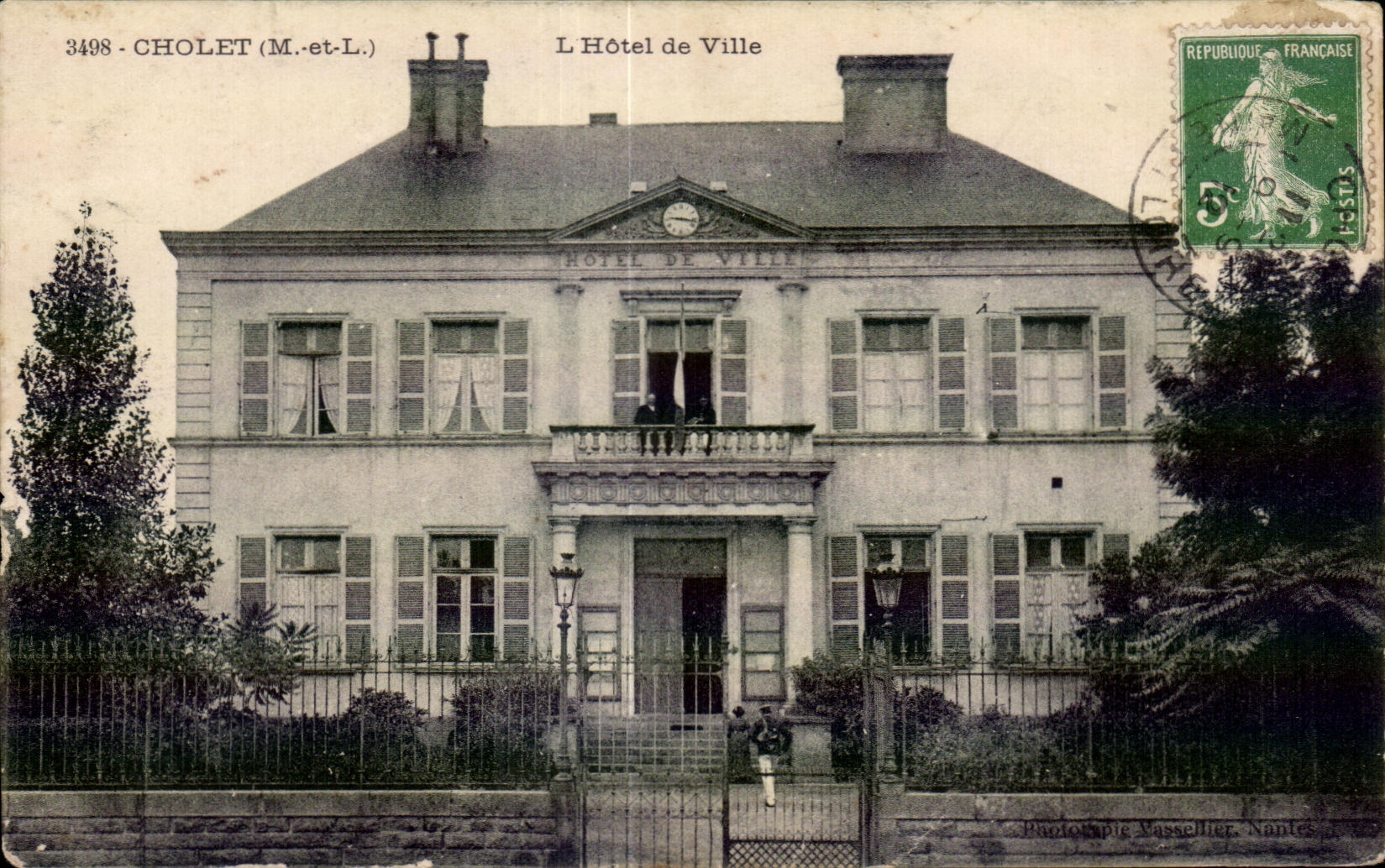 CPA Cholet L Hotel de Ville