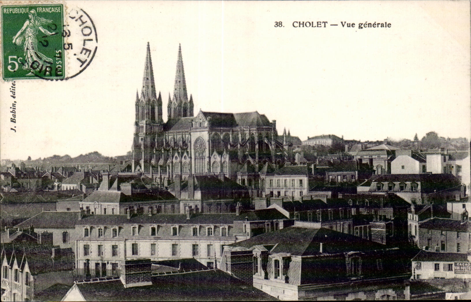 CPA Cholet Vue generale