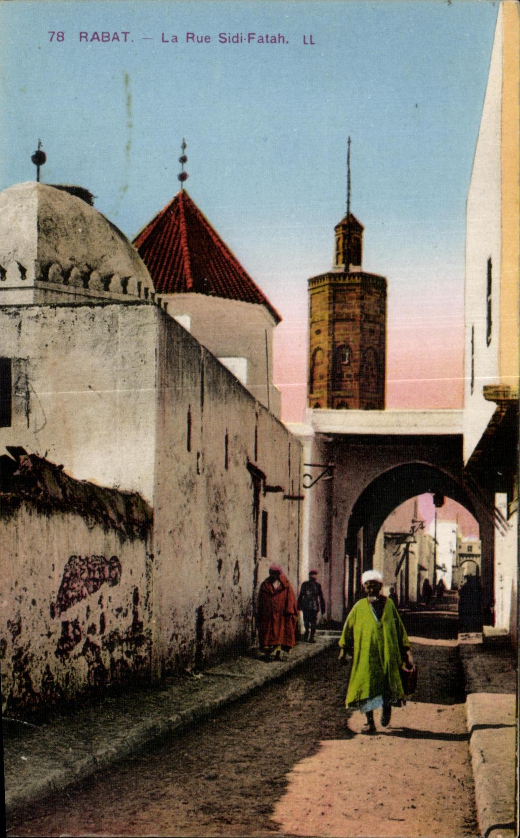 CPA Rabat La Rue Sidi Fatah
