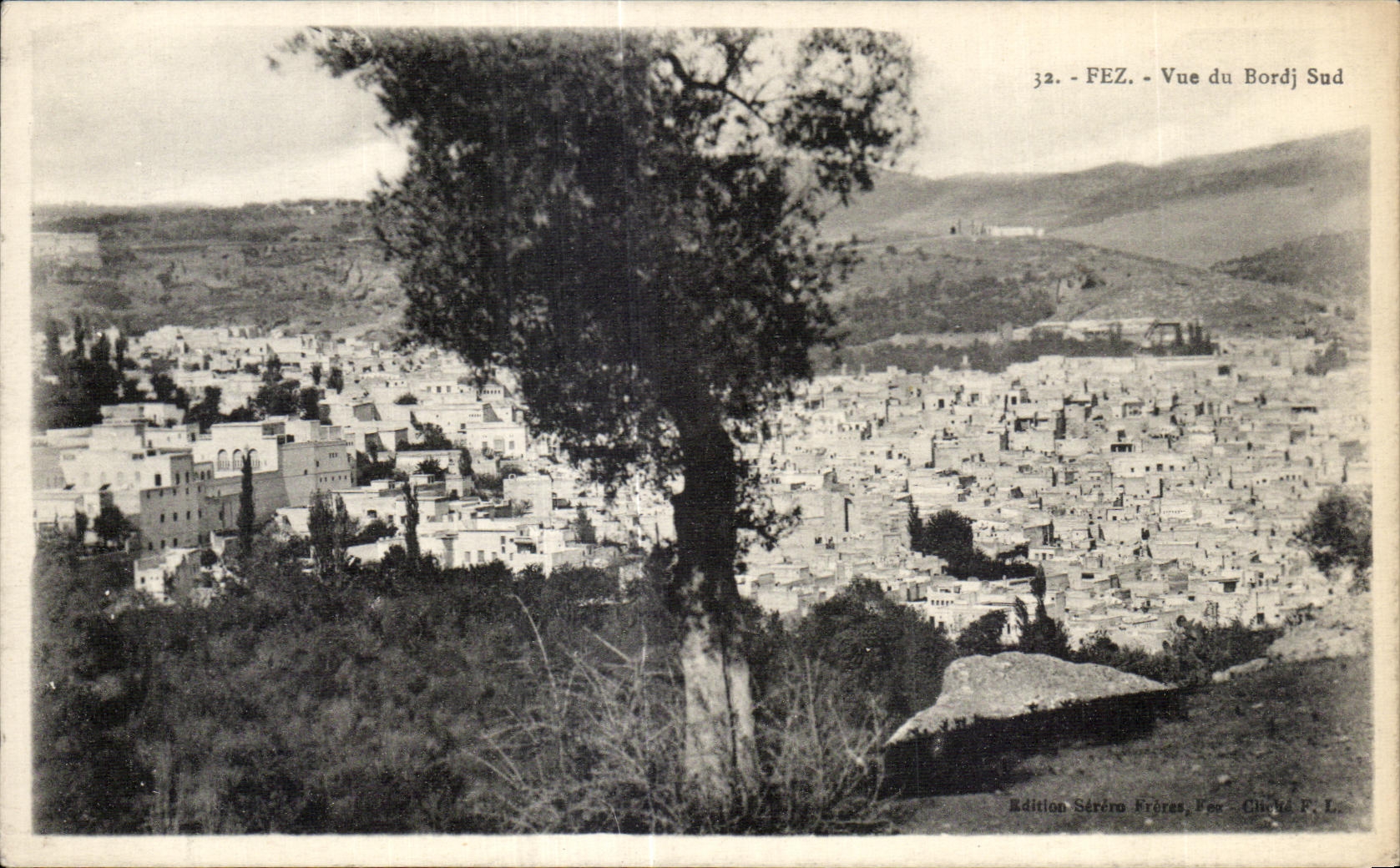 CPA Maroc Fez Vue du Bordj sud