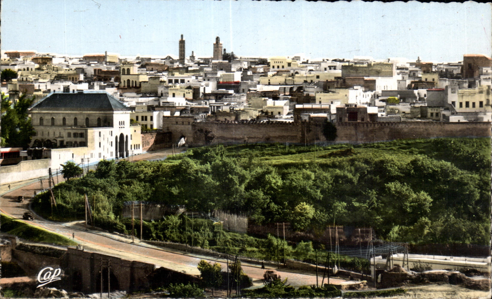 CPSM Maroc Meknes Vue generale sur la Ville Indigene