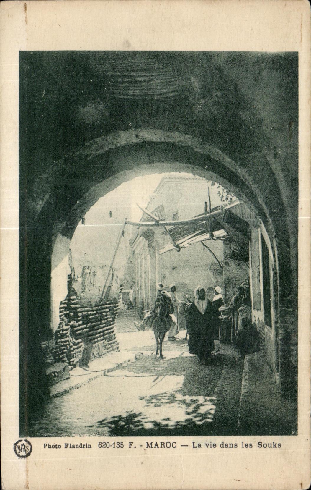 CPA Morocco life in the Souks