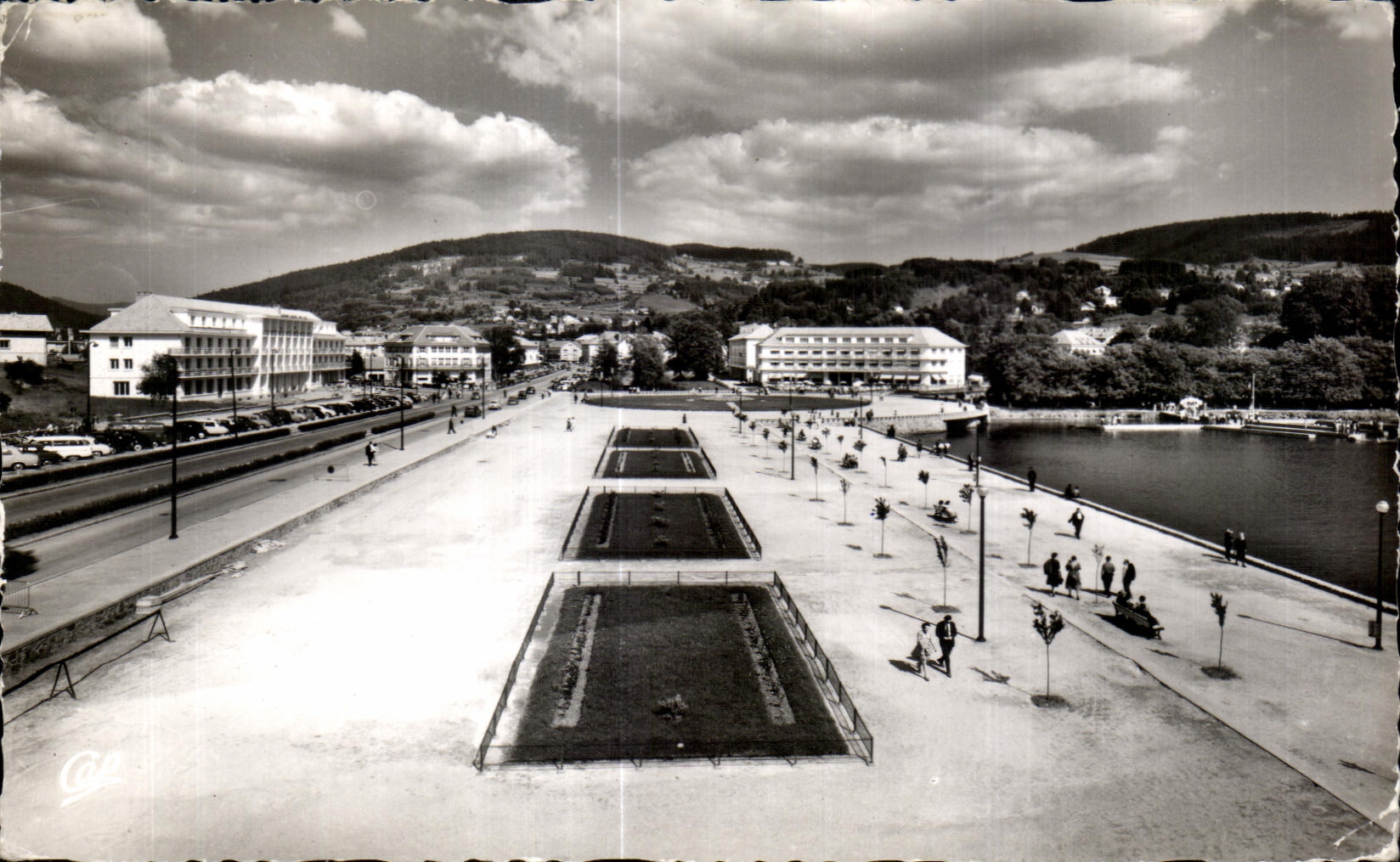 Gerardmer Esplanade of the edge of the Lake