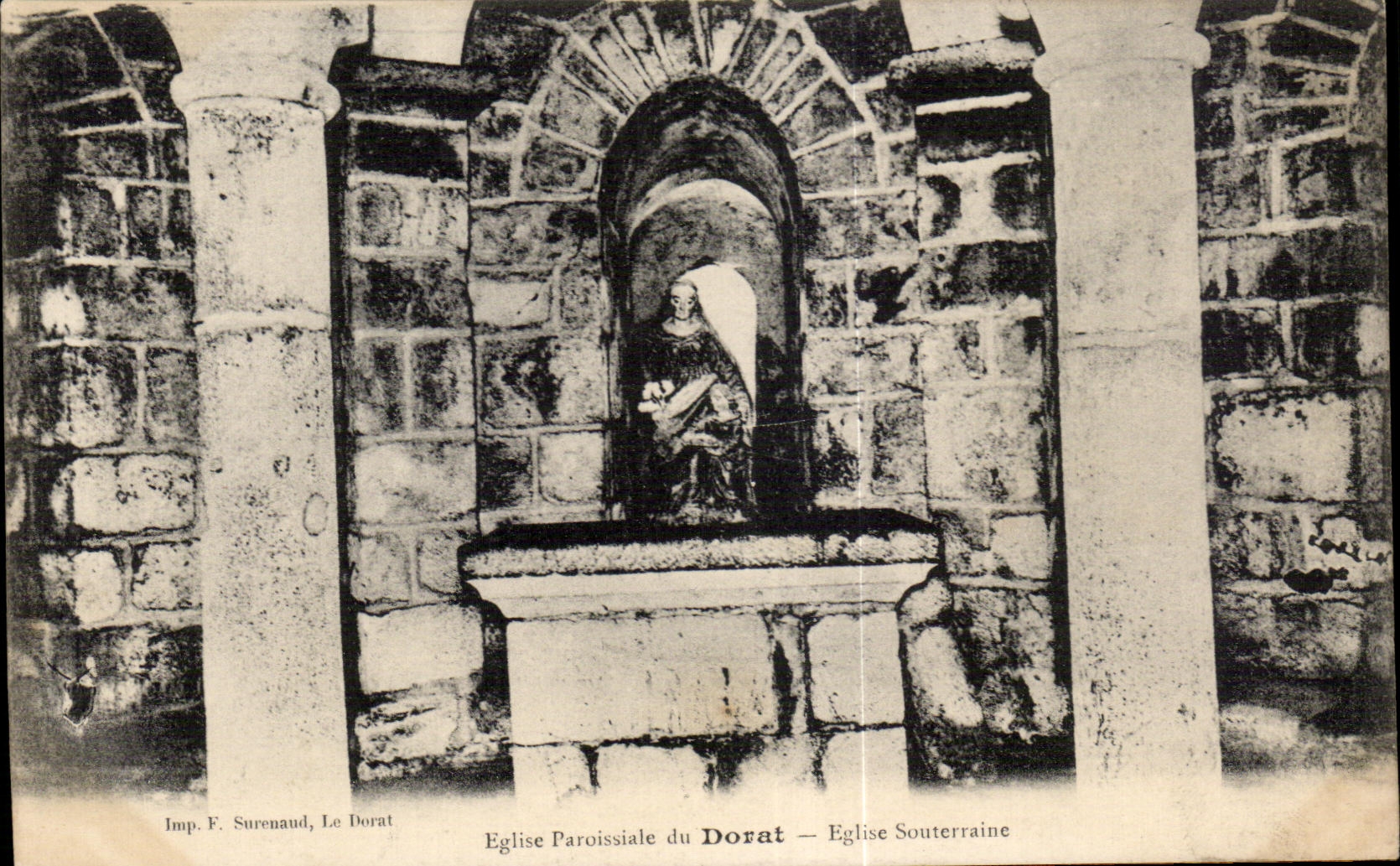 CPA Parish church of Dorat Underground Church