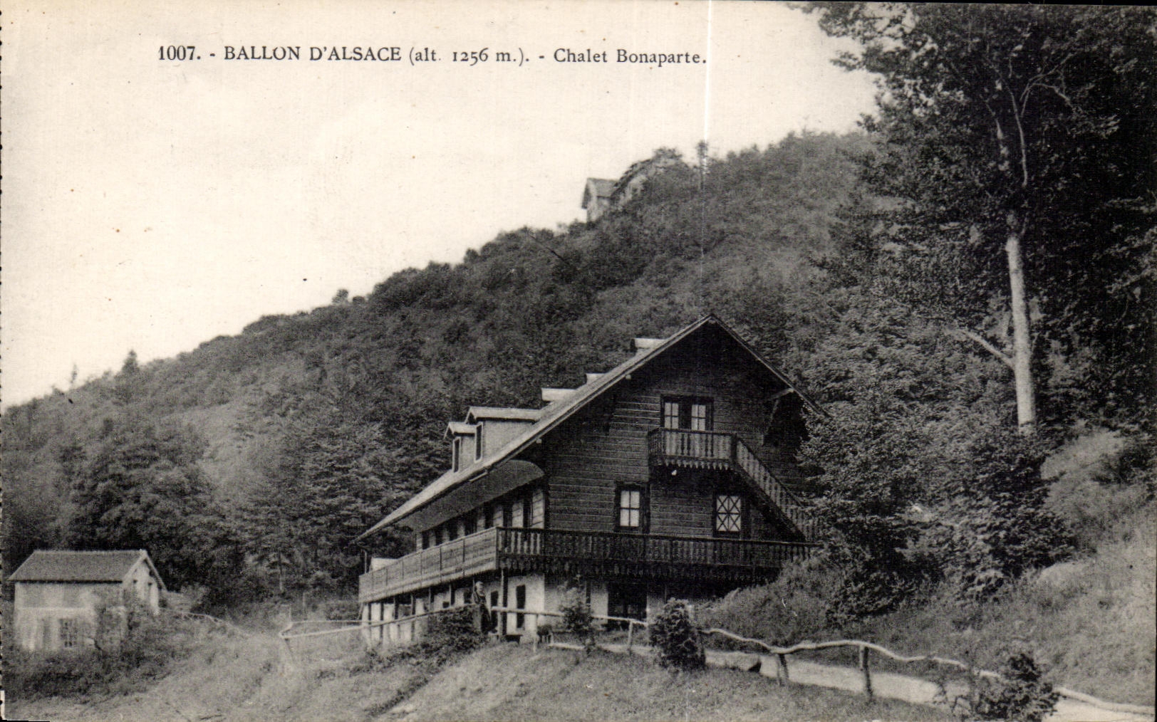 CPA Balloon Alsace Bonaparte Country cottage
