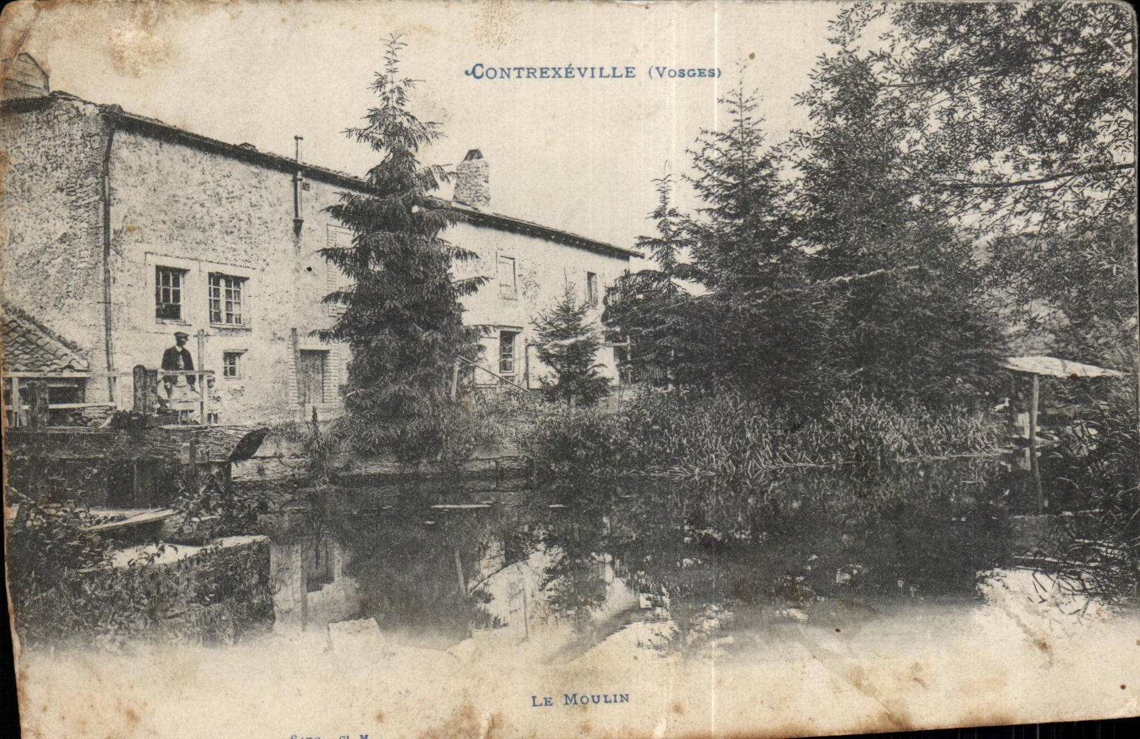CPA Contrexeville (the Vosges) the Mill