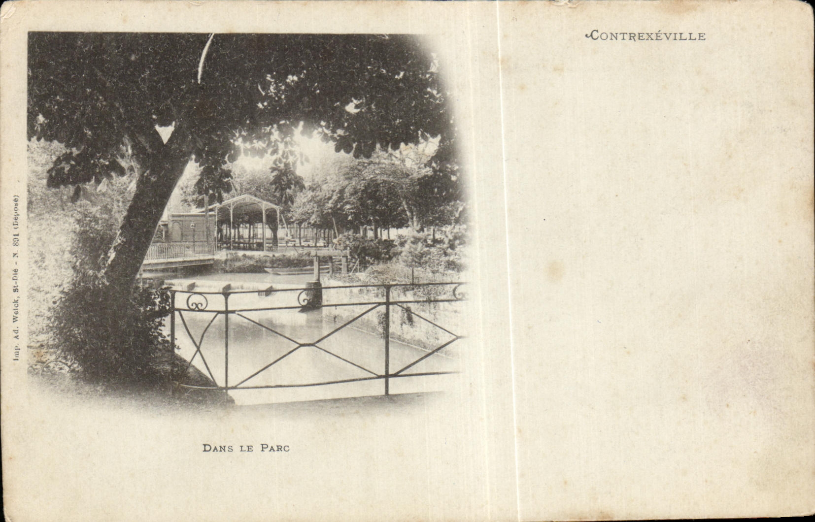 CPA Contrexeville In the Park