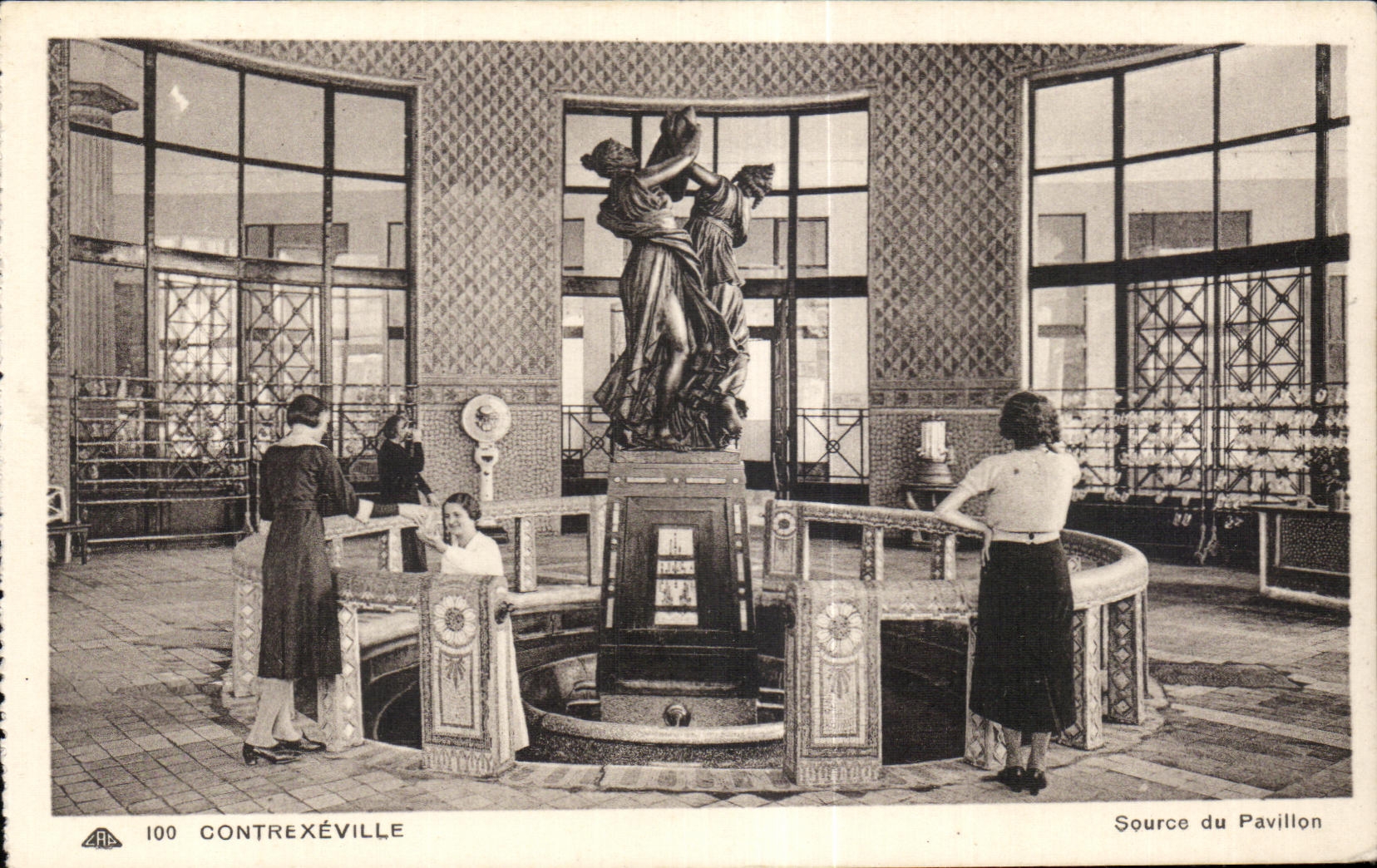 CPA Contrexeville Source of the House