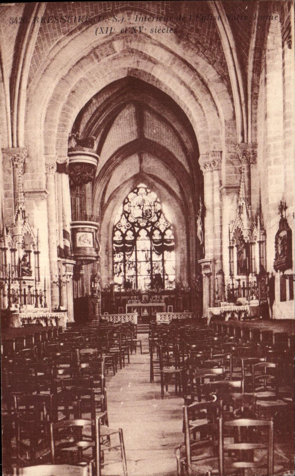 CPA Bressuire (Two Separate) Interior of I Church