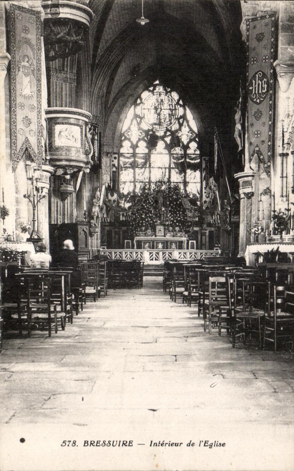 CPA Interior Bressuire of Church