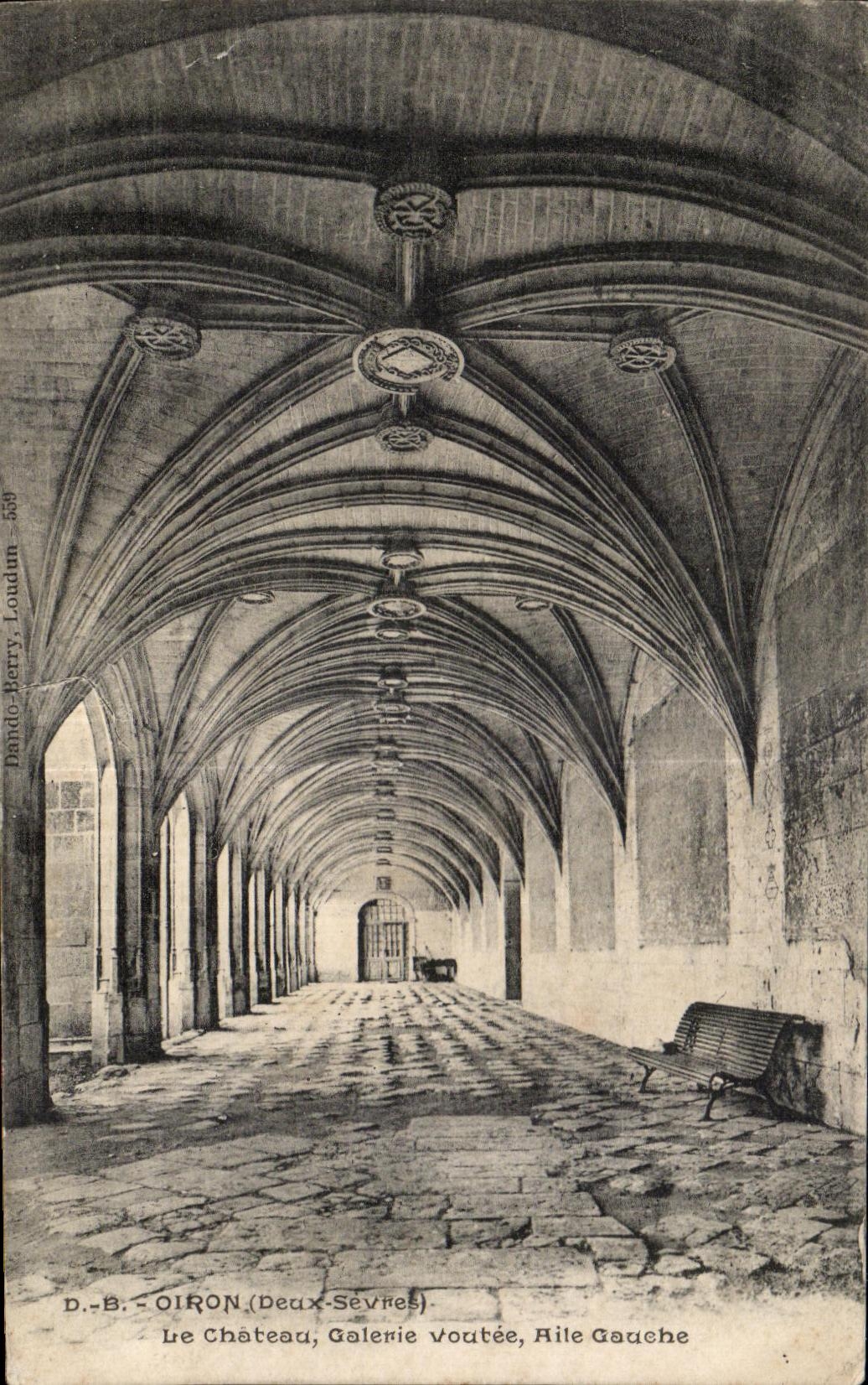 CPA Oiron the Castle Gallery Voutee Left wing