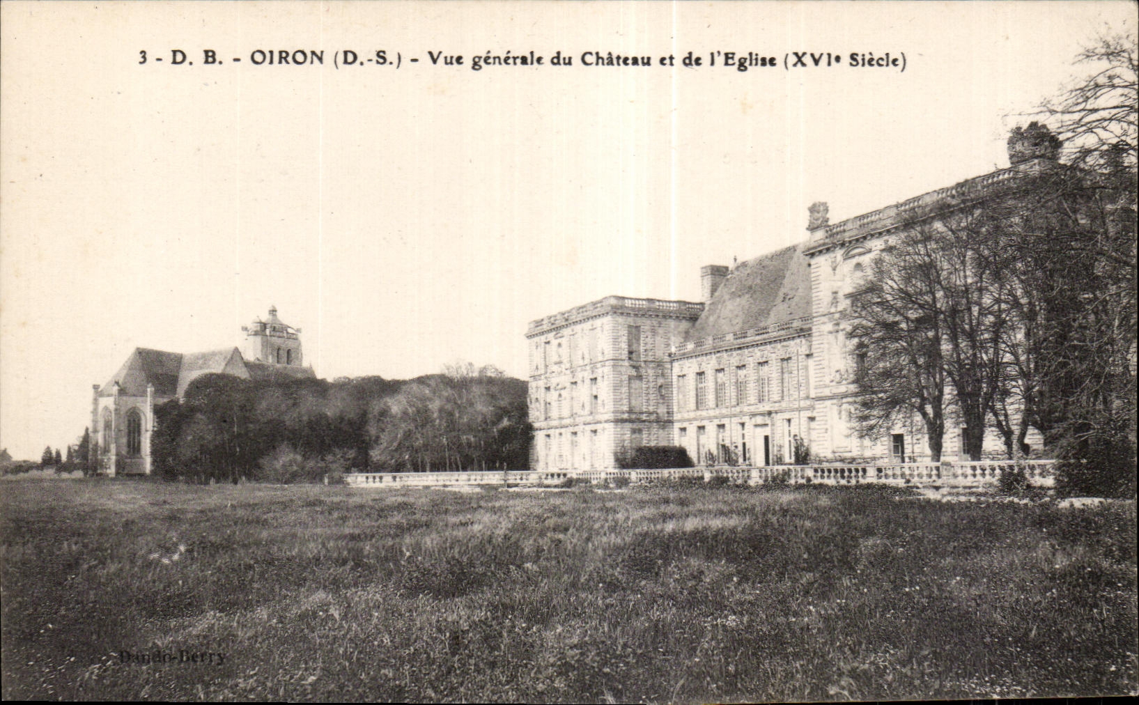 Opinion de CPA Oiron del castillo y de la iglesia (XVI siglo)