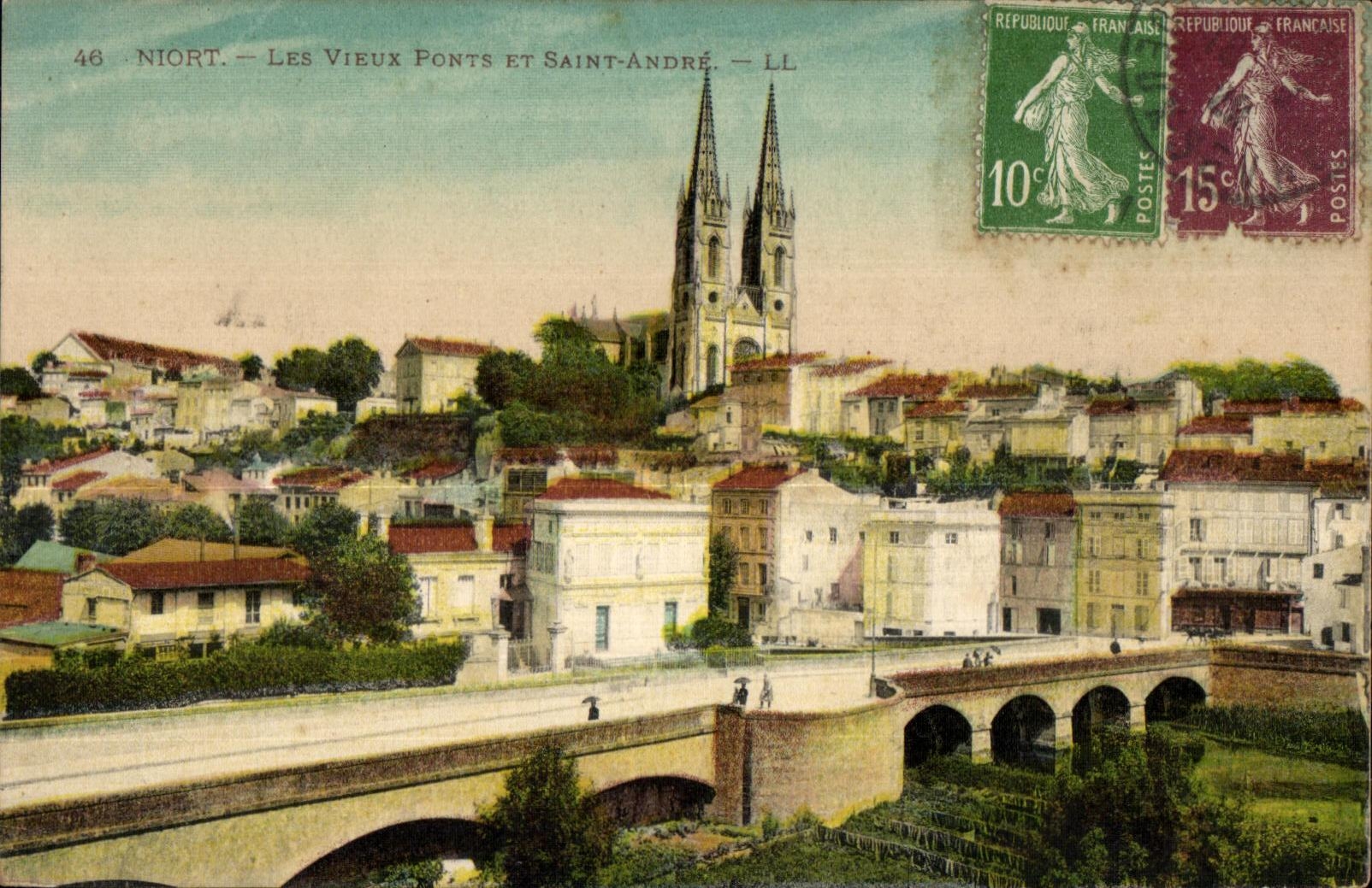 CPA Niort old Bridges and Saint Andre