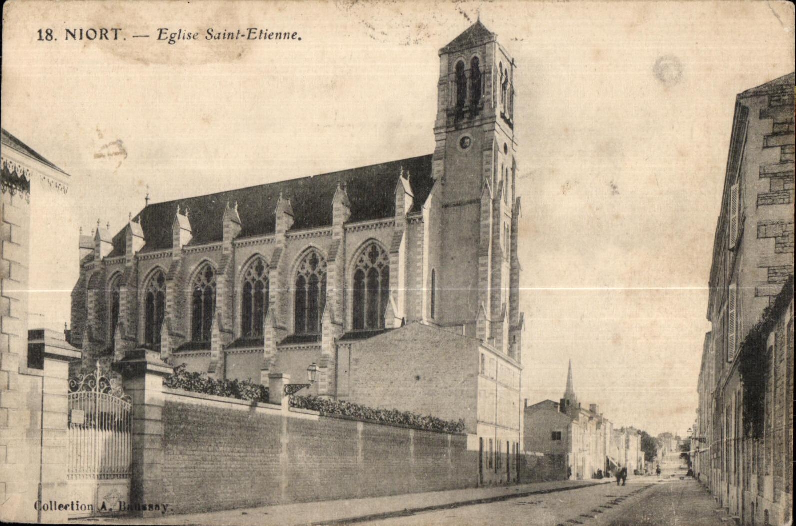 CPA Niort Eglise Saint Etienne