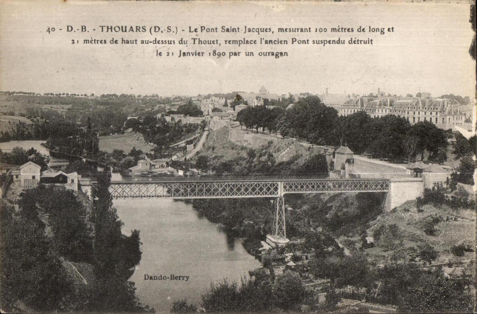 CPA Thouars the Bridge Saint Jacques