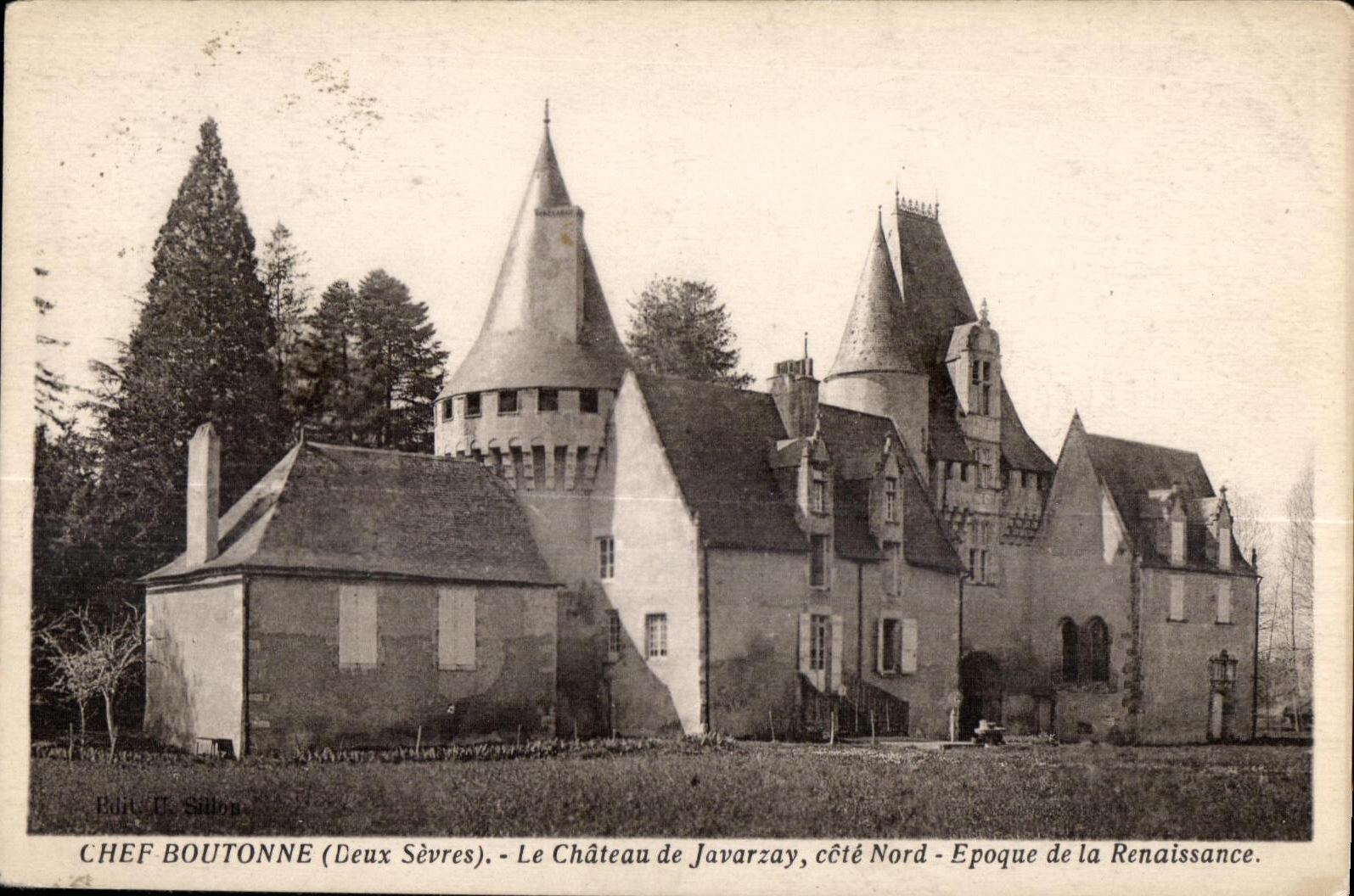 Chief Buttons - the Castle of Javarzay - CPA