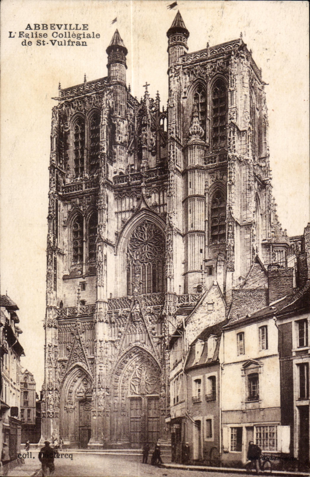 Saint Vulfran - Abbeville - iglesia colegial - CPA