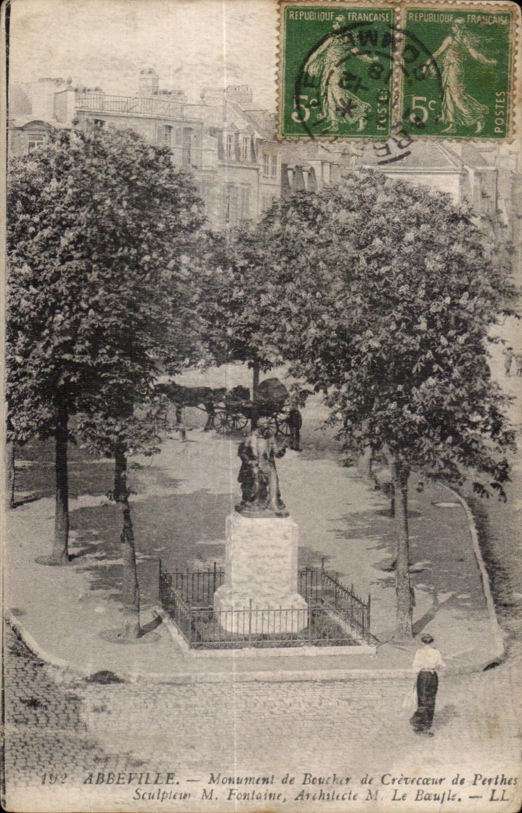 Abbeville - Monument of Stopping of Crevecoeur - CPA