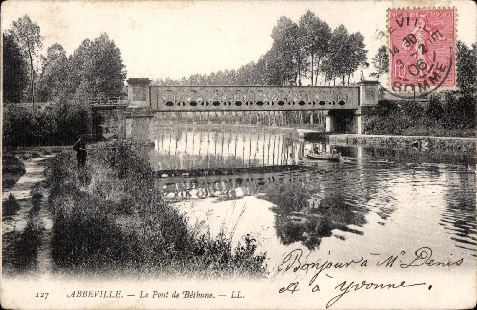 Abbeville - the Bridge of Bethune - CPA
