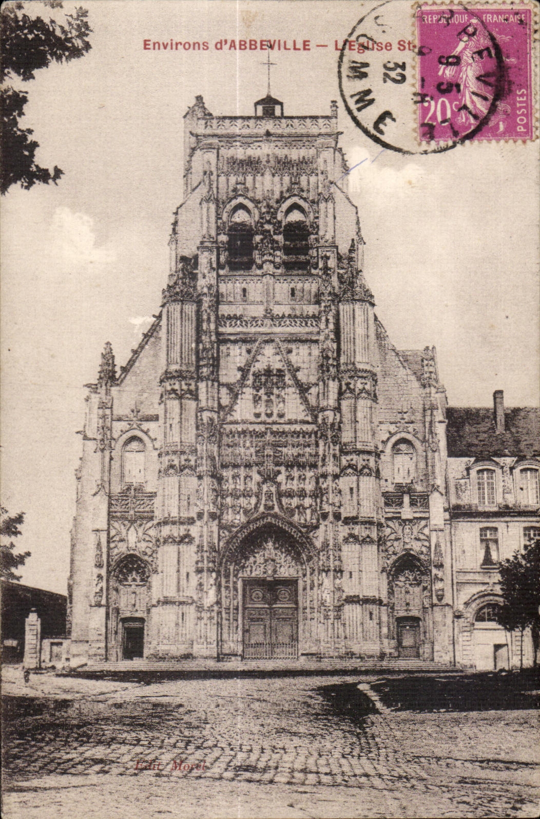 Abbeville - Church - CPA
