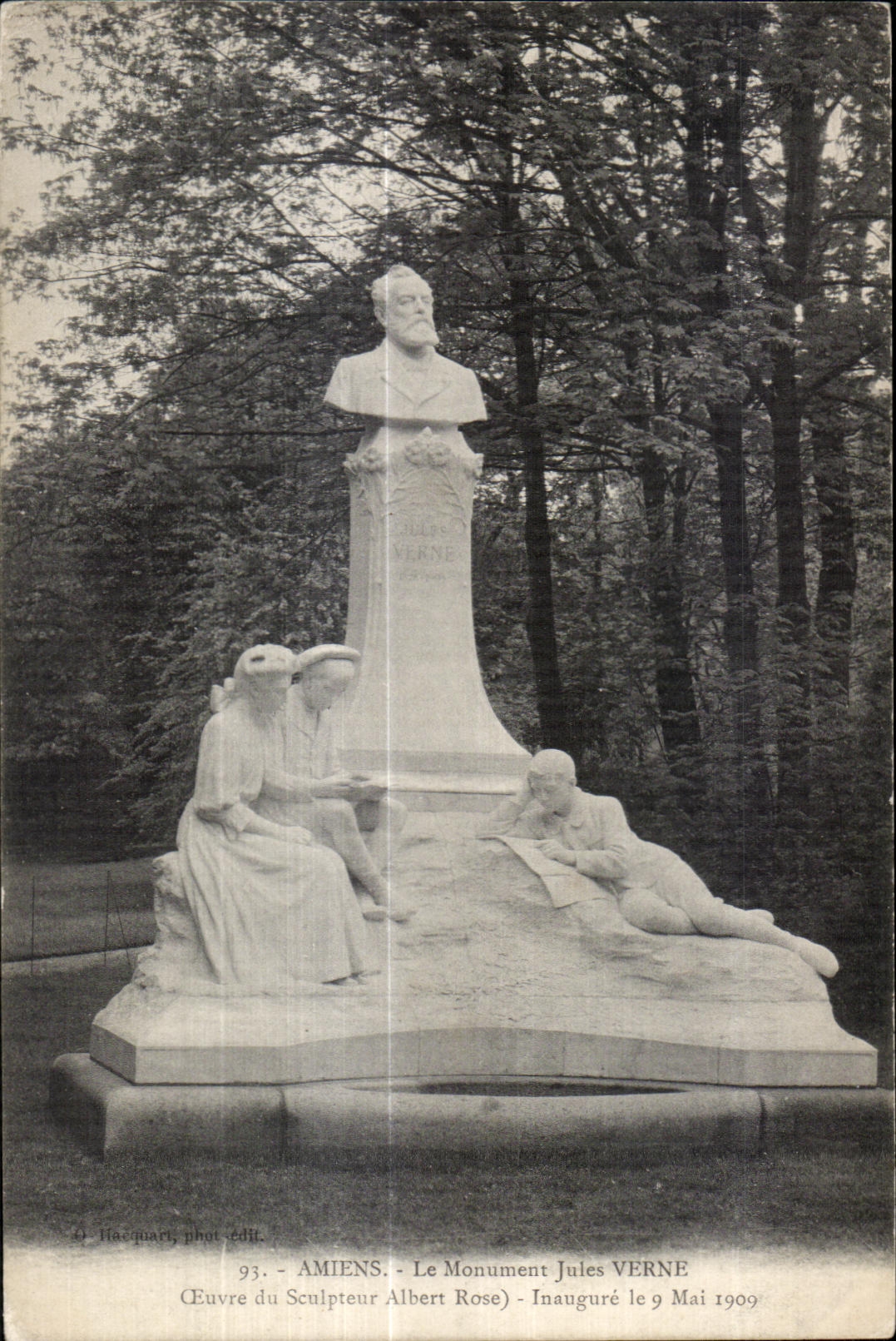 Amiens - Monument Jules Verne - CPA
