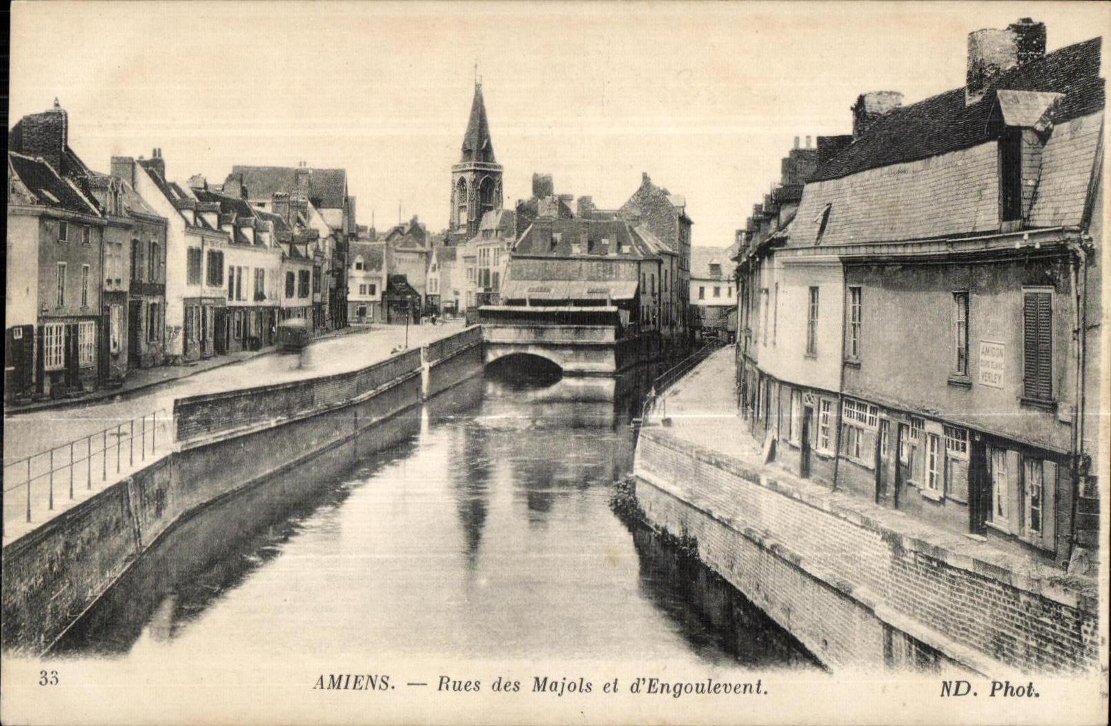 CPA Amiens Rues des Majols el d Engoulevent