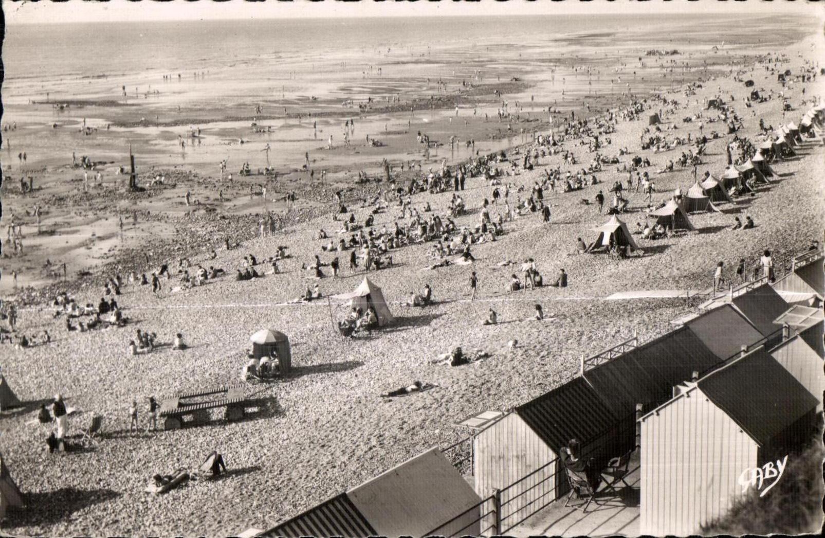 CPA Ault Onival (Somme) the Beach has low tide