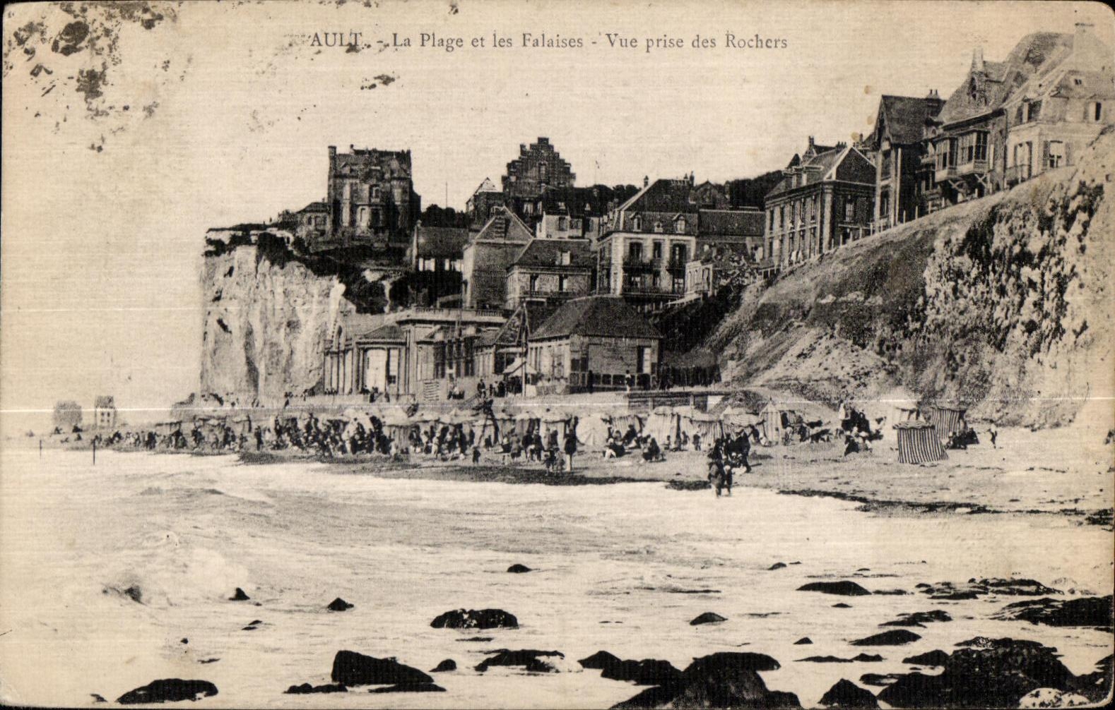 CPA Ault the Beach and Cliffs Seen from of the Rocks