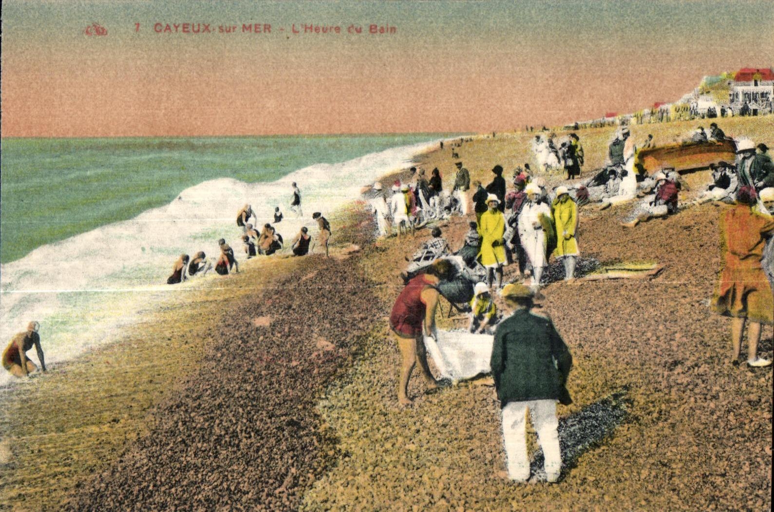 CPA Cayeux On Sea hour of the Bath