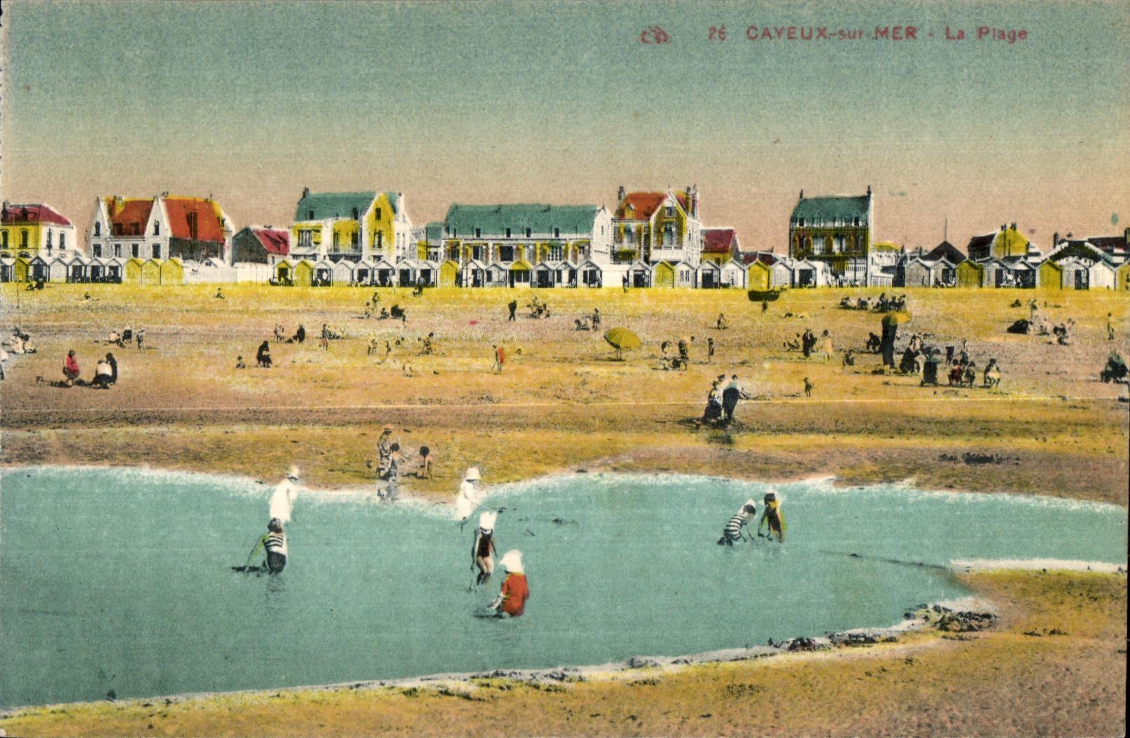CPA Cayeux sur Mer Les Plage