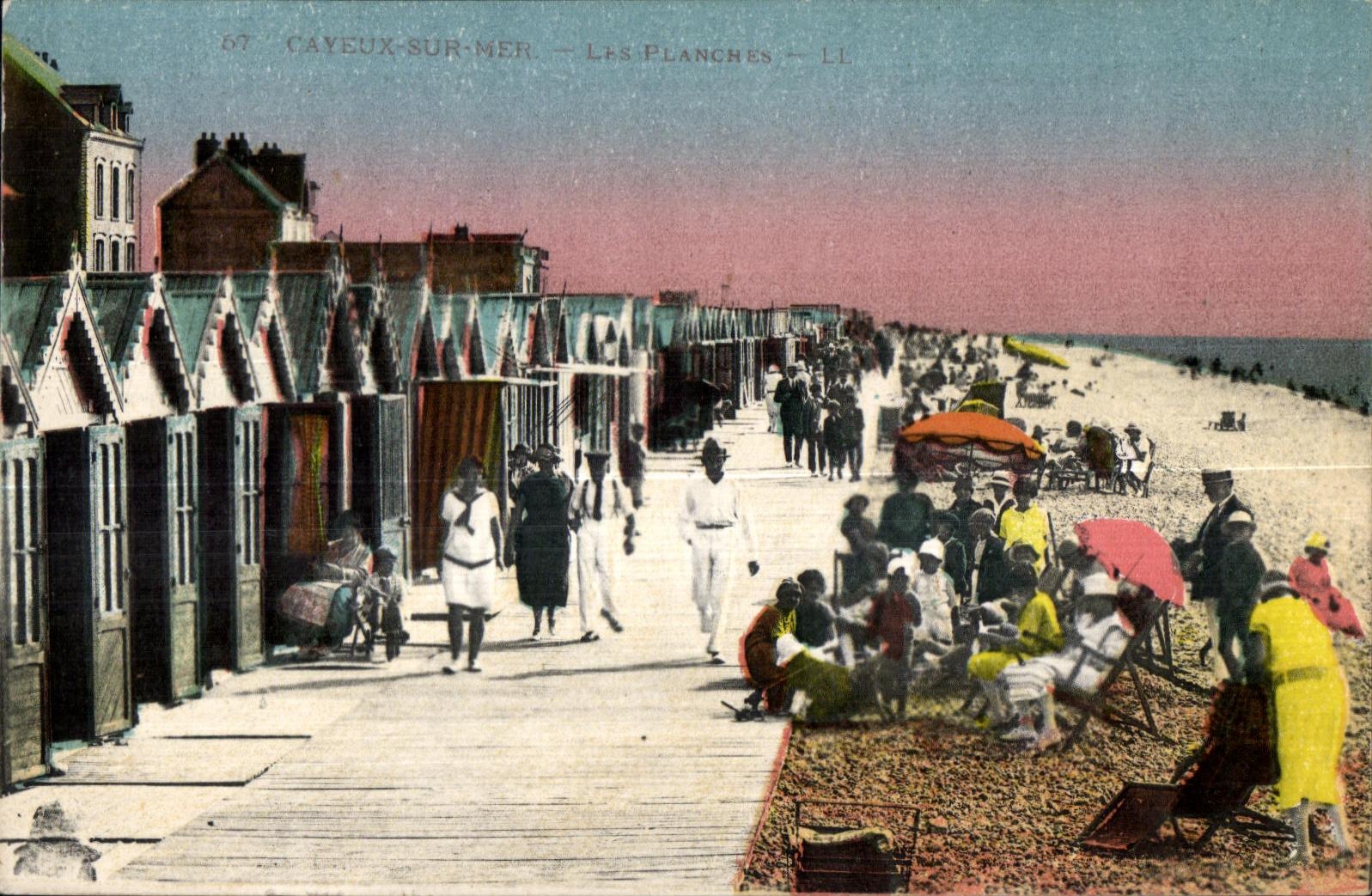 CPA Cayeux sur Mer Les Planches
